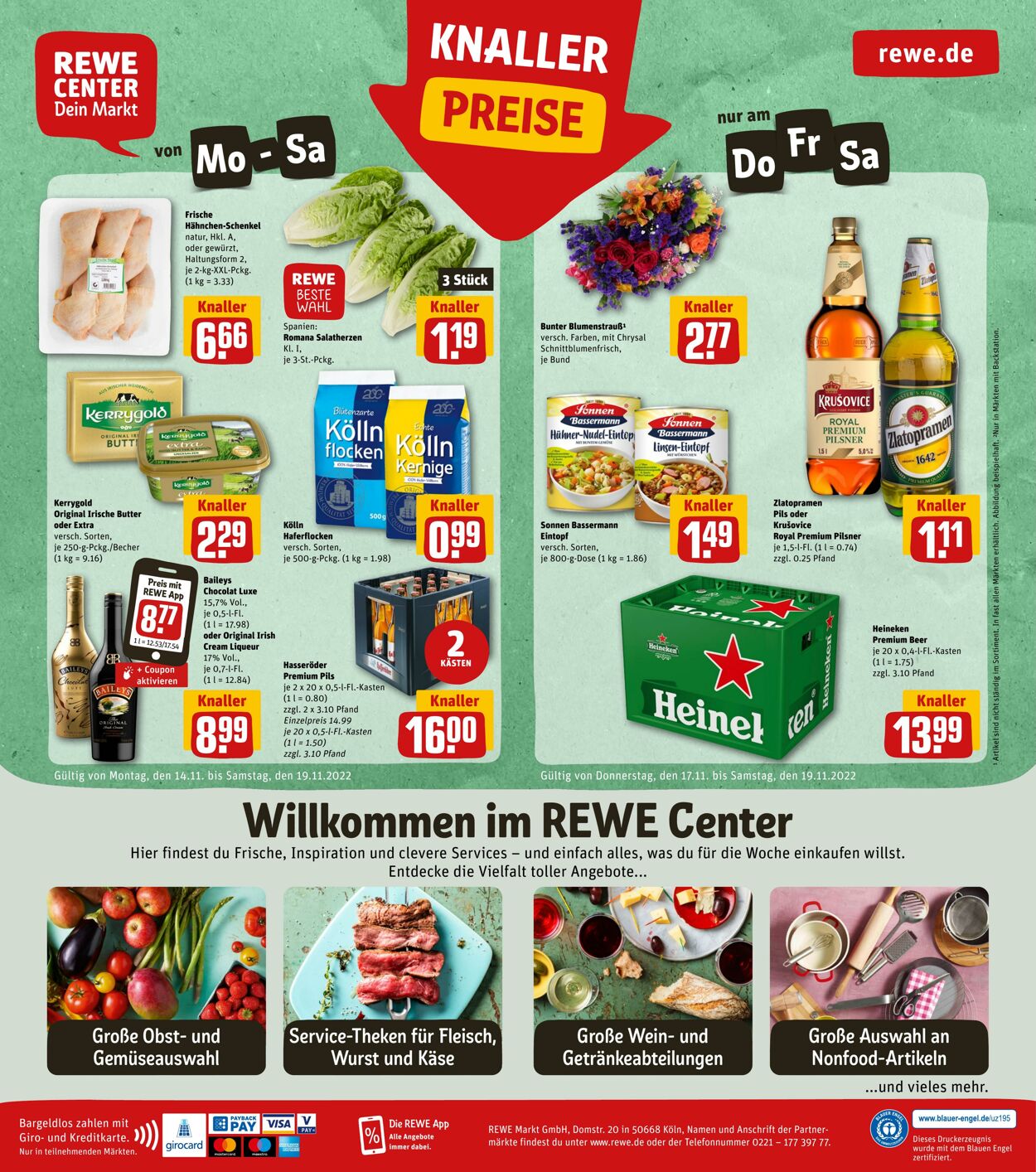 Prospekt Rewe 14.11.2022 - 19.11.2022