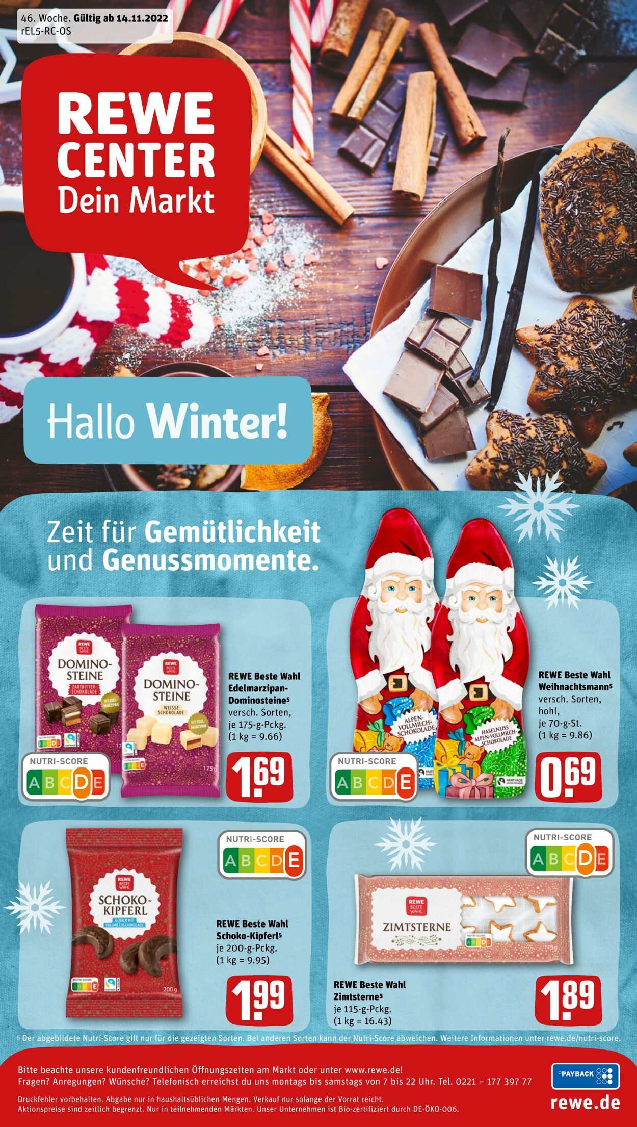 Prospekt Rewe 14.11.2022 - 19.11.2022