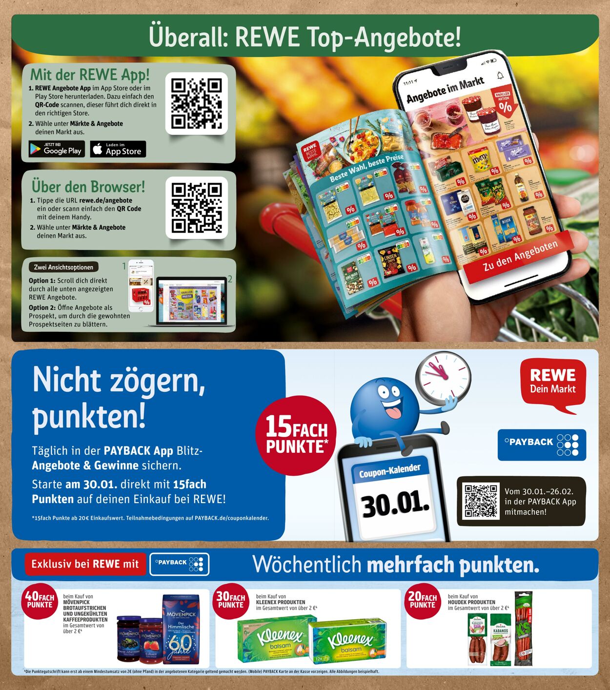 Prospekt Rewe 30.01.2023 - 04.02.2023