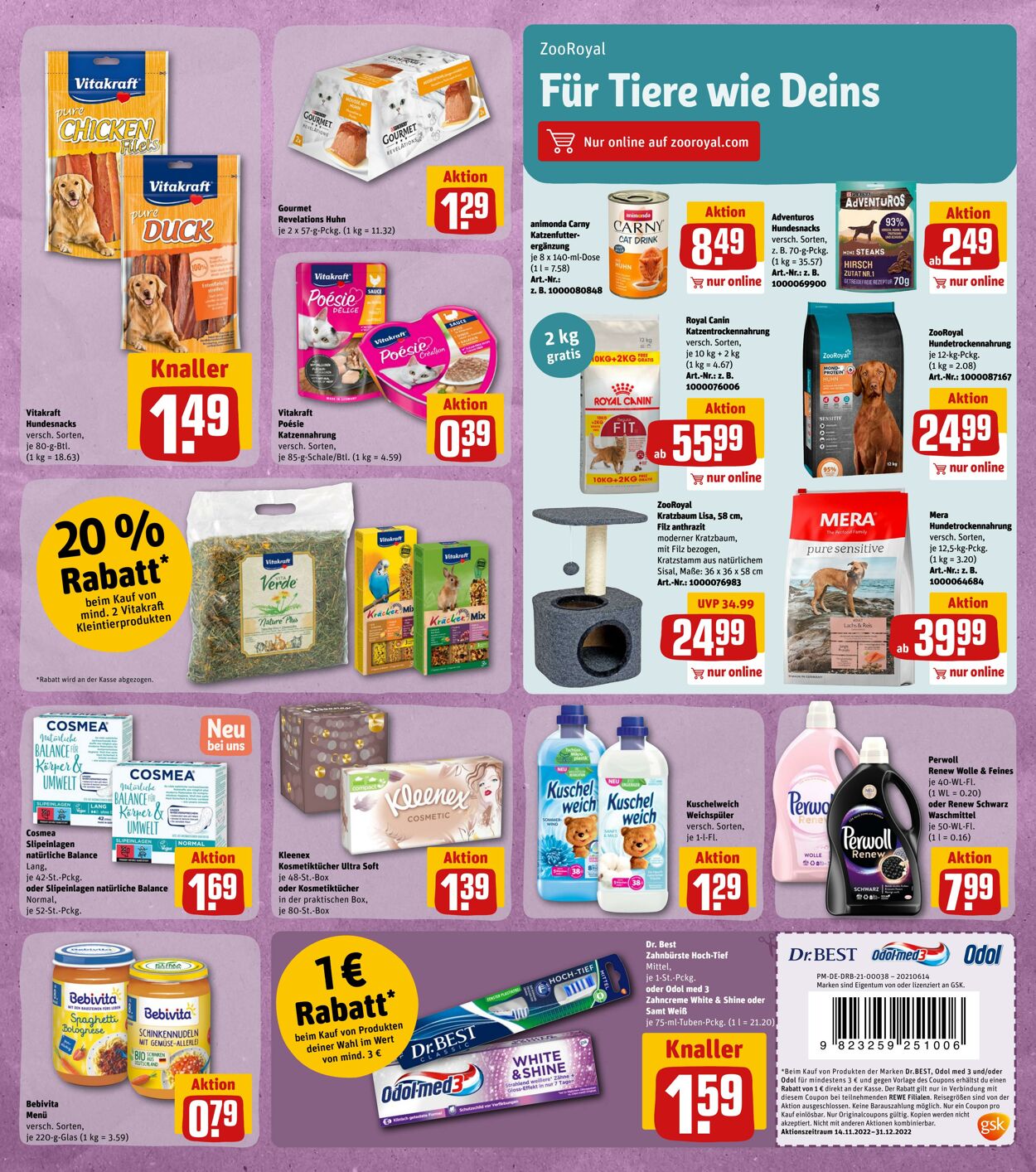 Prospekt Rewe 14.11.2022 - 19.11.2022