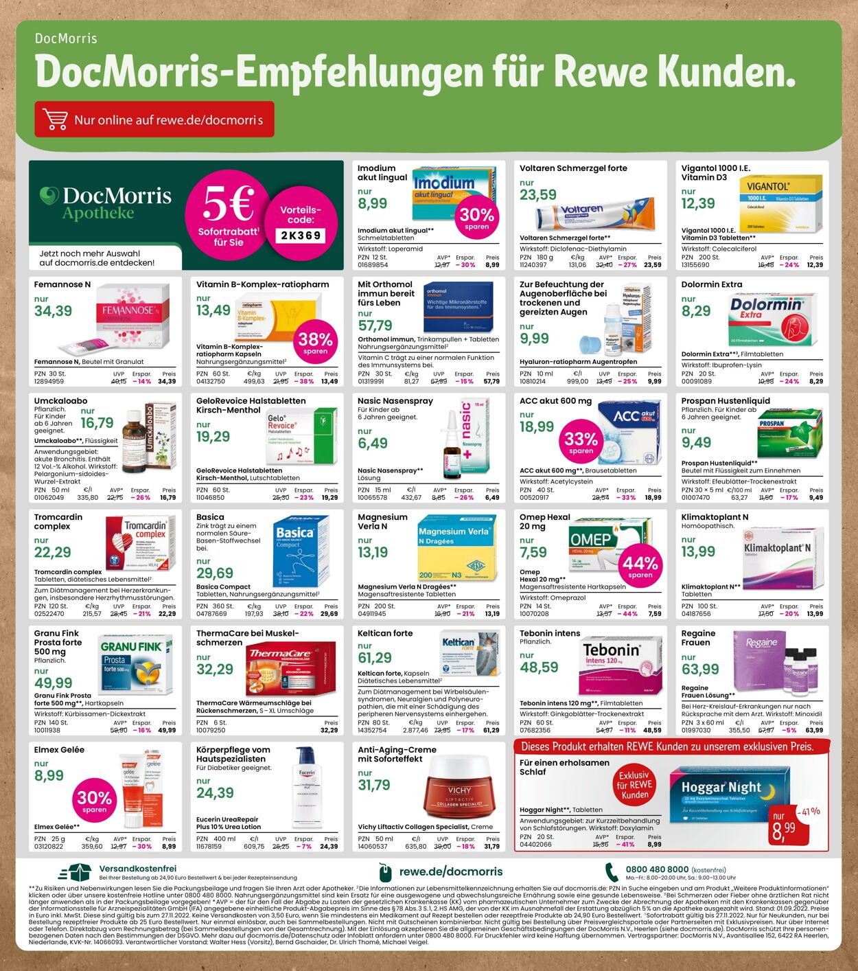 Prospekt Rewe 14.11.2022 - 19.11.2022