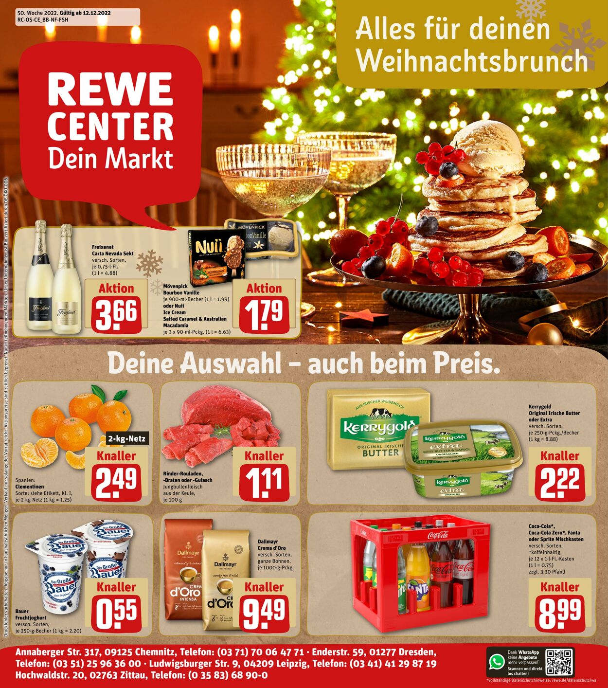 Prospekt Rewe 12.12.2022 - 17.12.2022