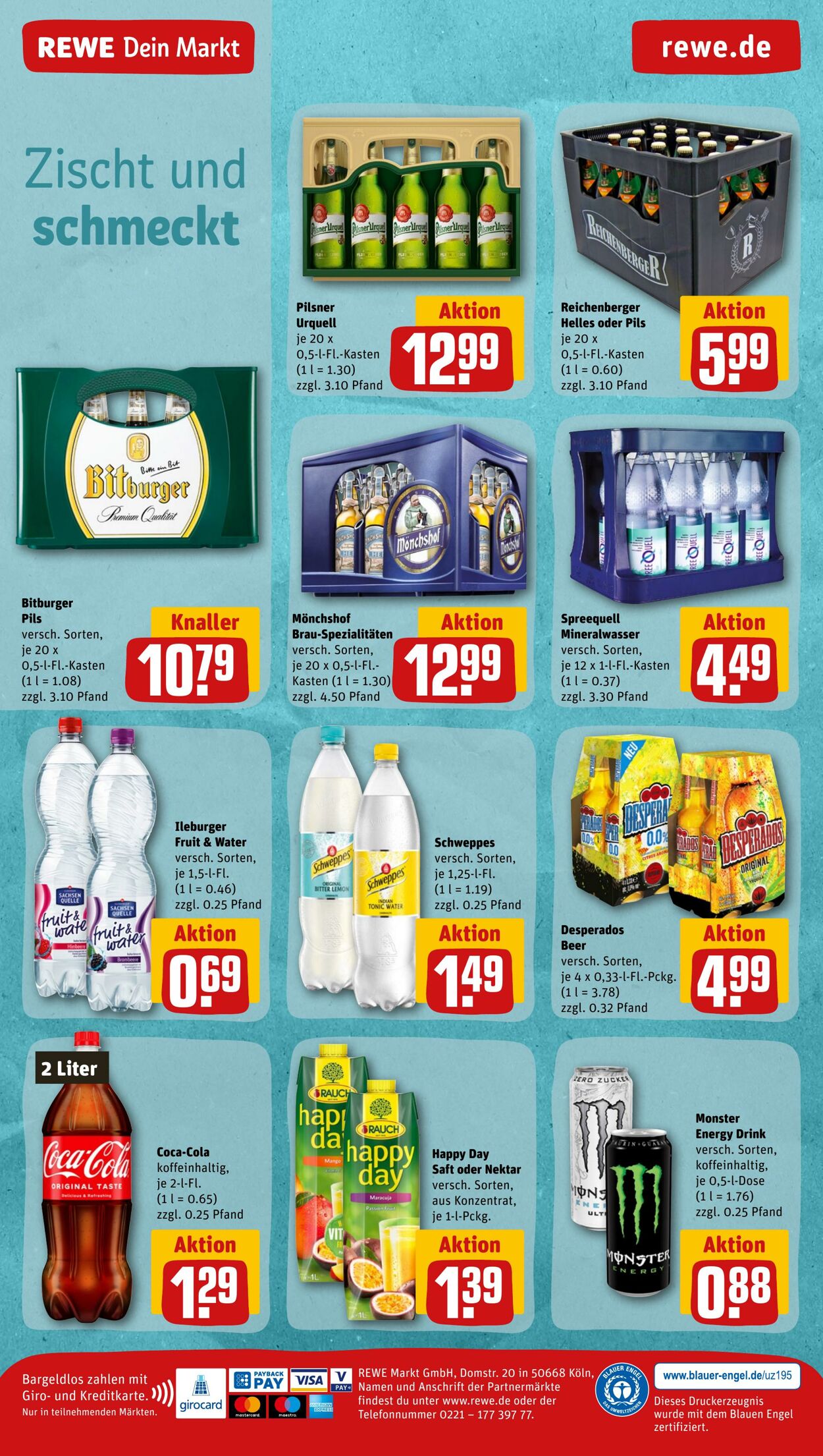 Prospekt Rewe 23.01.2023 - 28.01.2023