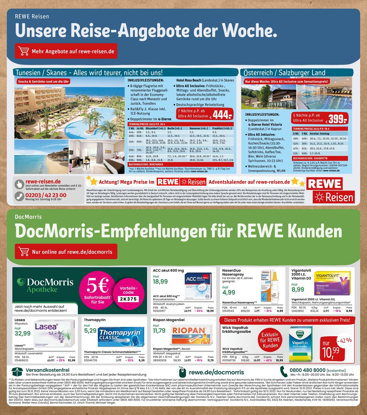 Prospekt Rewe 05.12.2022 - 10.12.2022