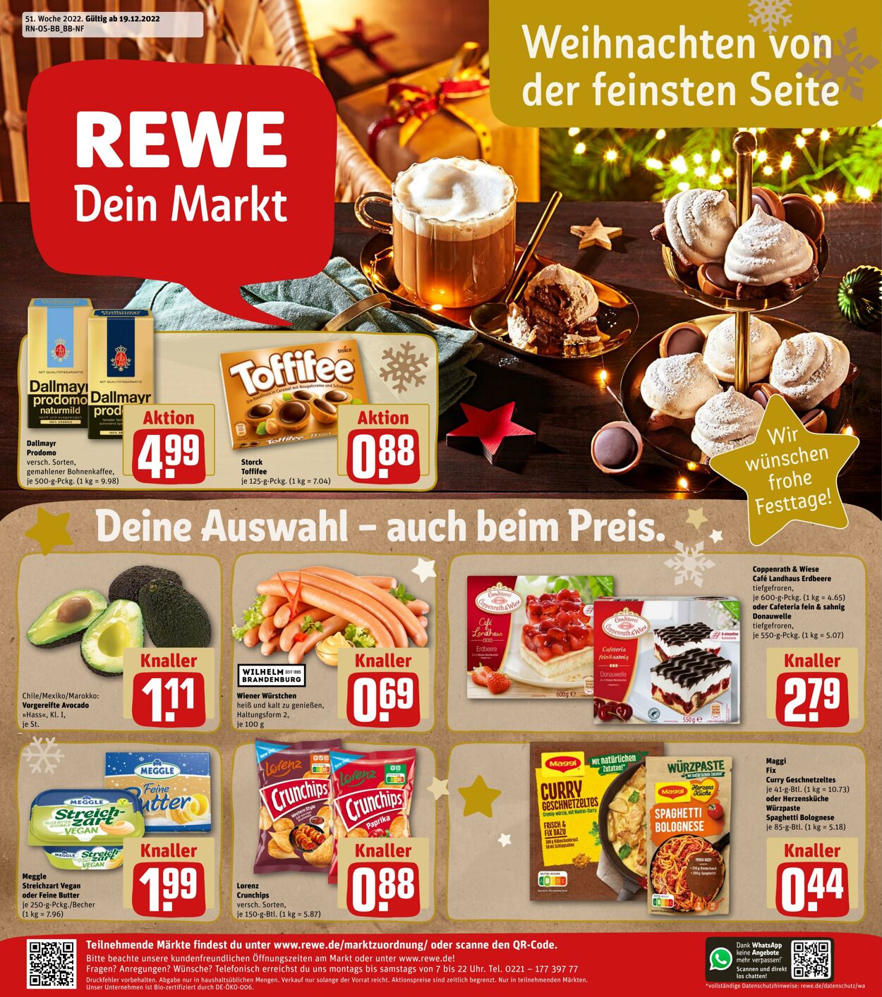 Prospekt Rewe 19.12.2022 - 24.12.2022