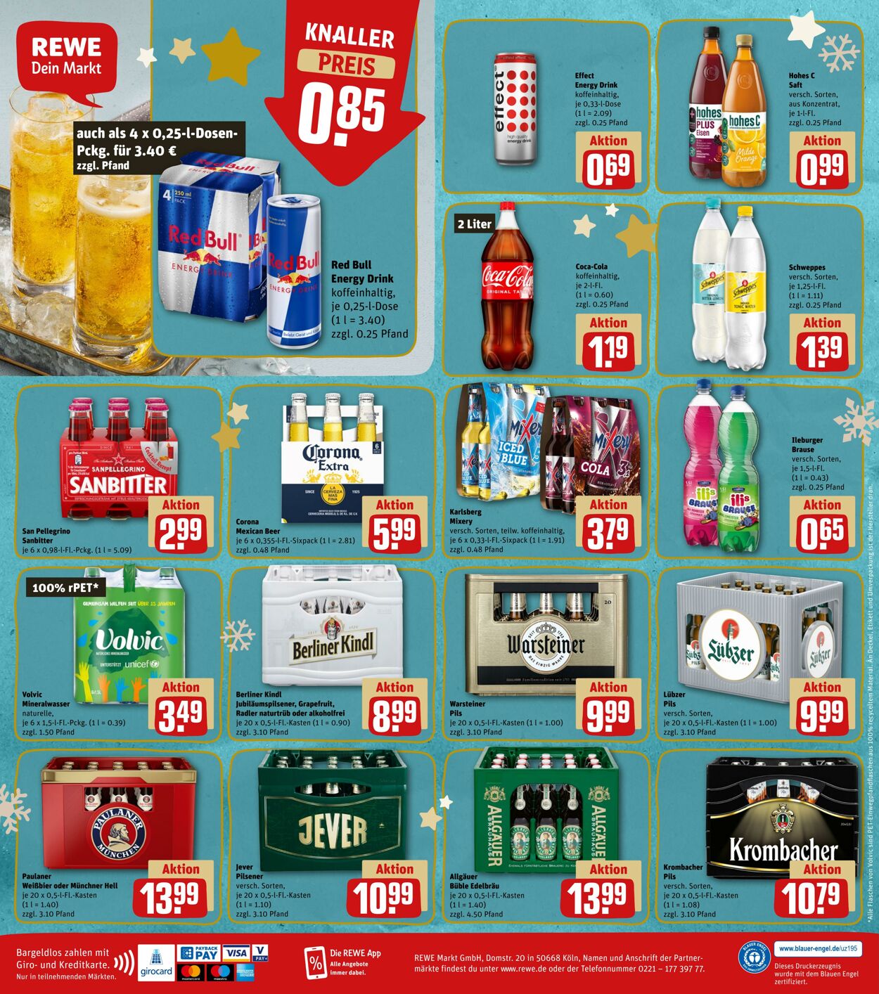 Prospekt Rewe 19.12.2022 - 24.12.2022