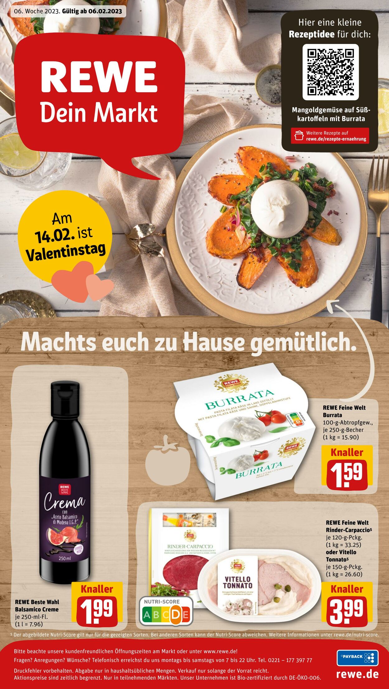 Prospekt Rewe 06.02.2023 - 11.02.2023