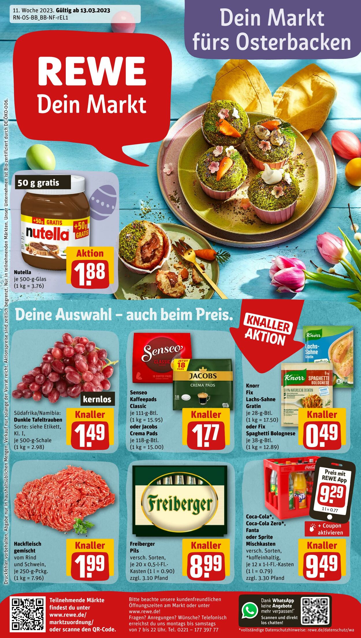 Prospekt Rewe 13.03.2023 - 18.03.2023