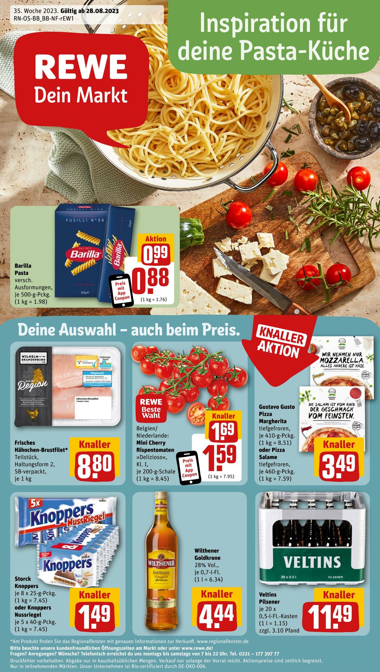 Prospekt Rewe 27.08.2023 - 02.09.2023