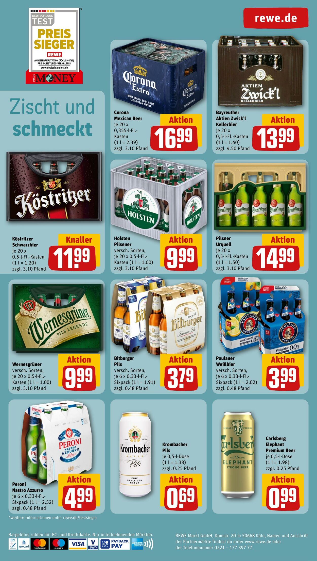 Prospekt Rewe 27.08.2023 - 02.09.2023