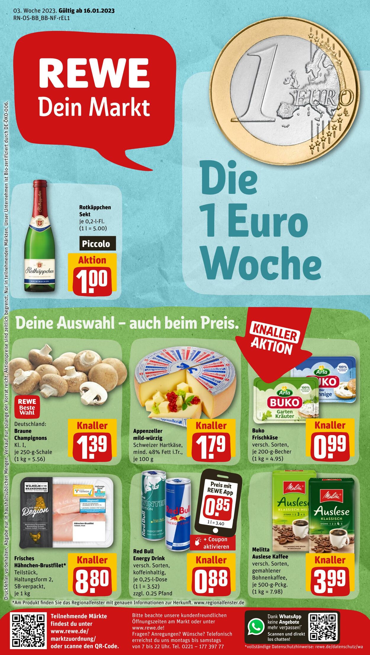 Prospekt Rewe 16.01.2023 - 21.01.2023