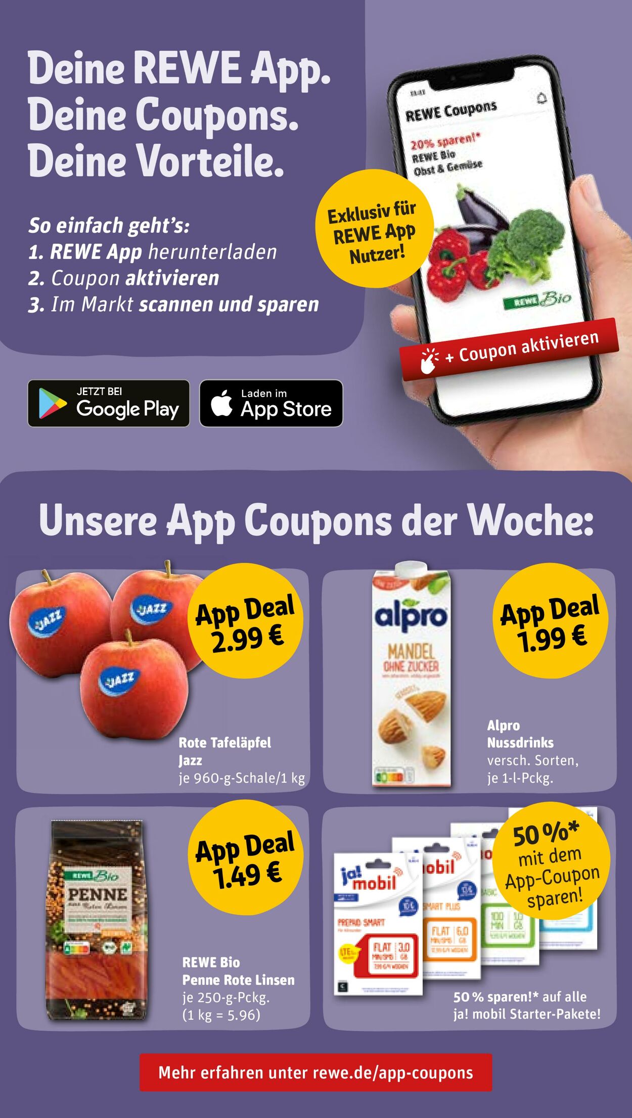 Prospekt Rewe 15.08.2022 - 20.08.2022