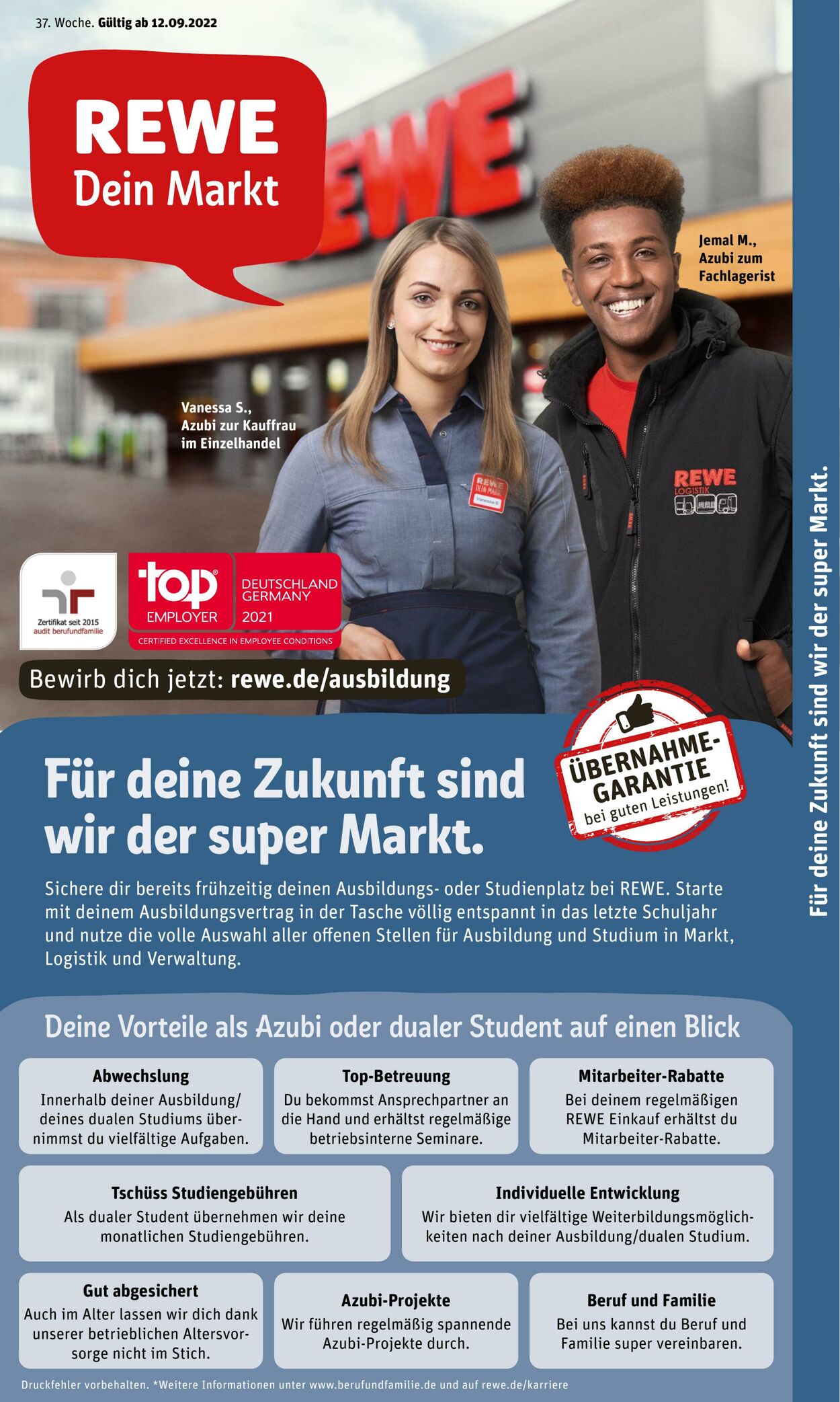 Prospekt Rewe 12.09.2022 - 17.09.2022