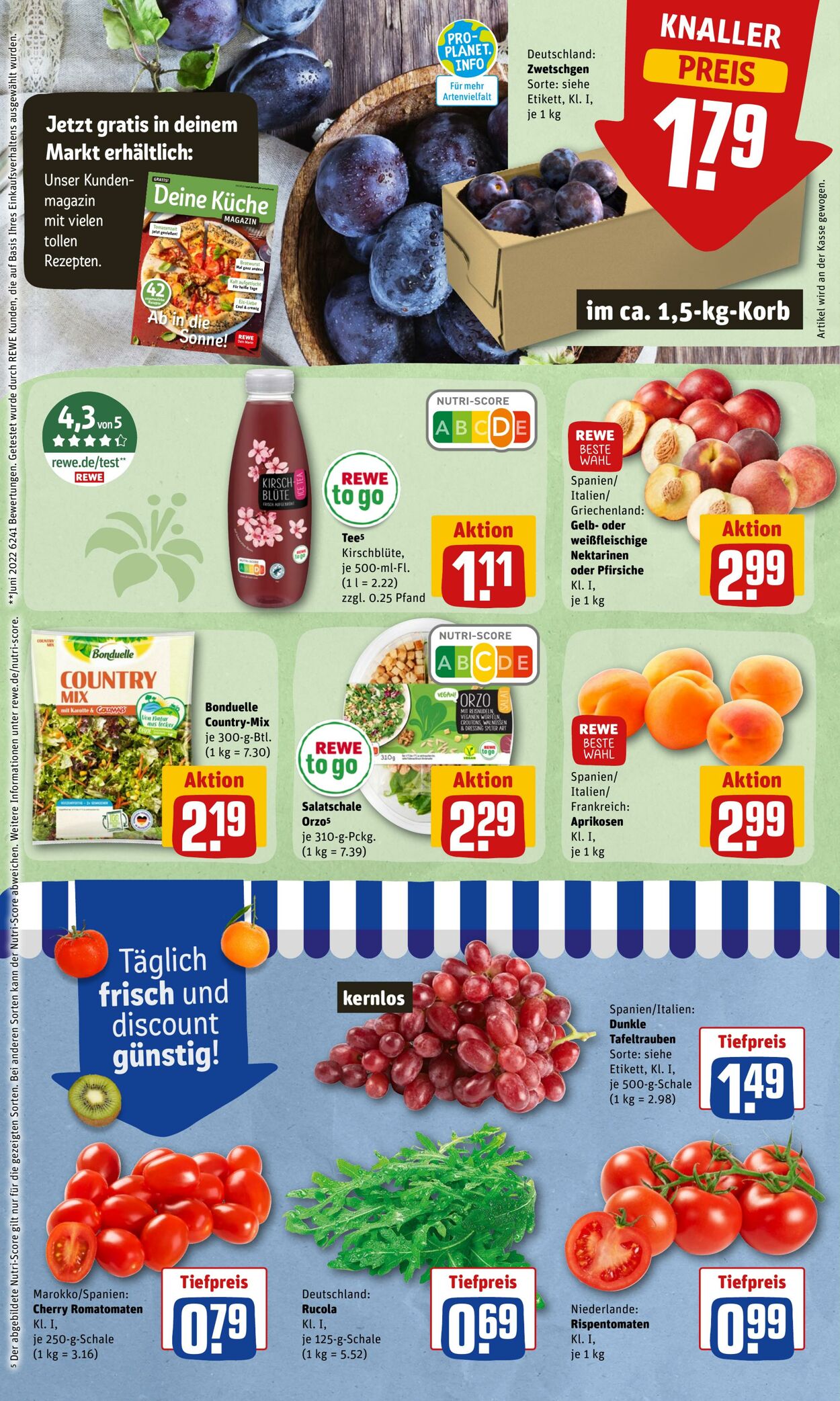 Prospekt Rewe 25.07.2022 - 30.07.2022