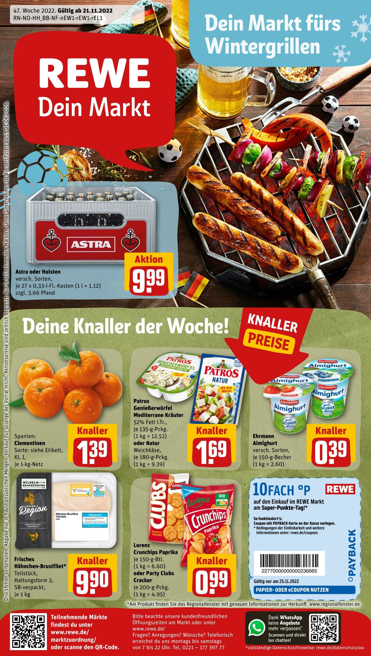 Prospekt Rewe 21.11.2022 - 26.11.2022