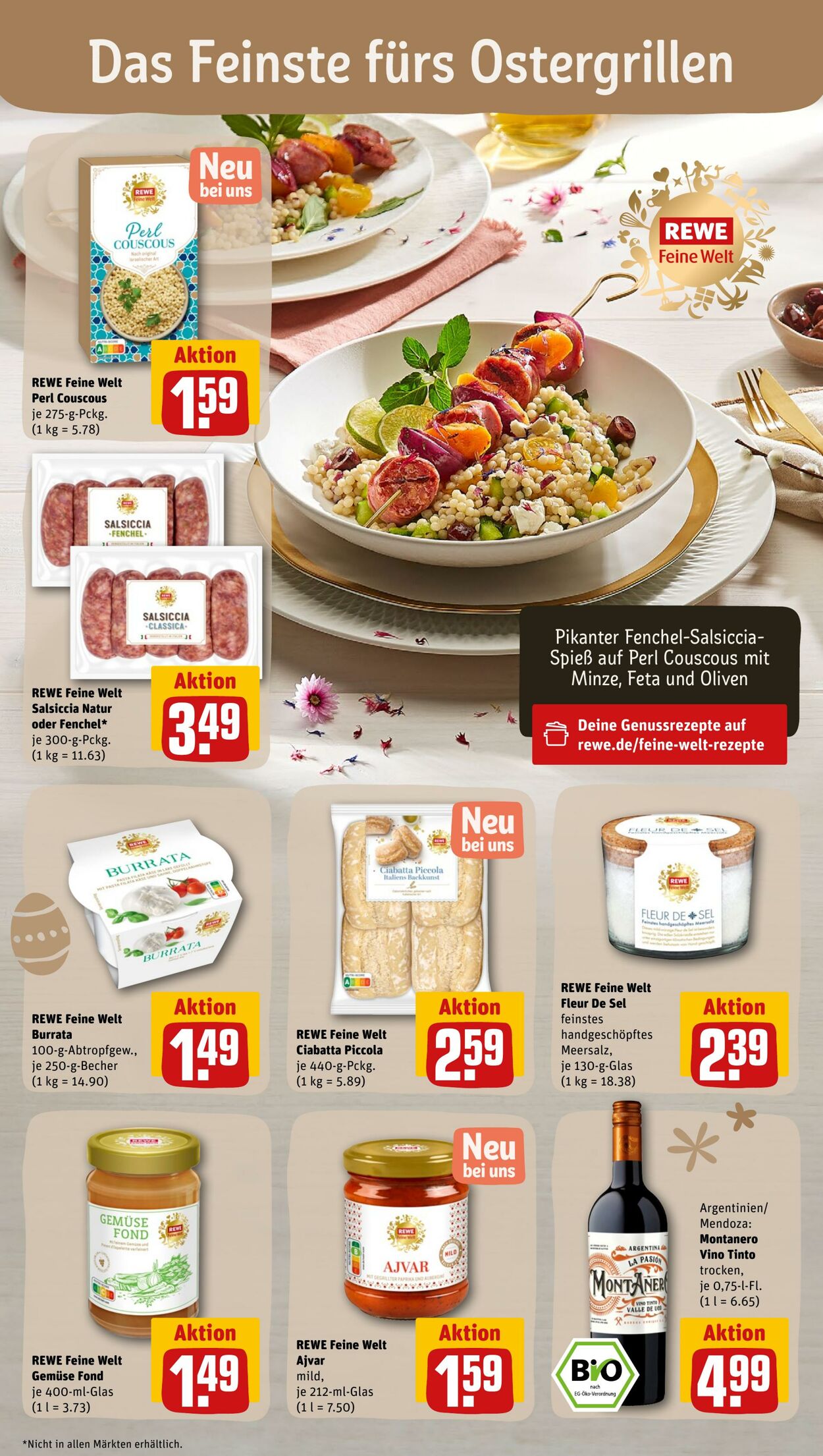 Prospekt Rewe 20.03.2023 - 25.03.2023