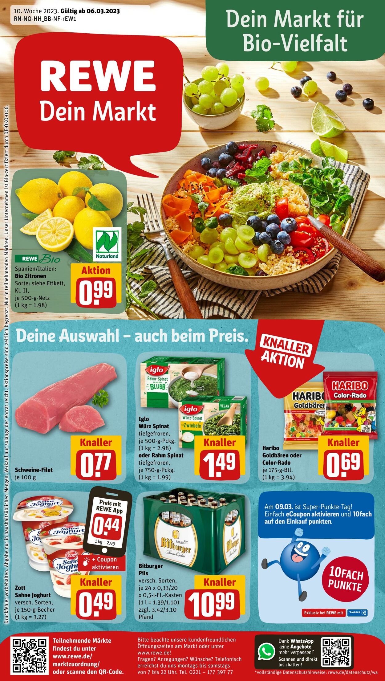 Prospekt Rewe 06.03.2023 - 11.03.2023