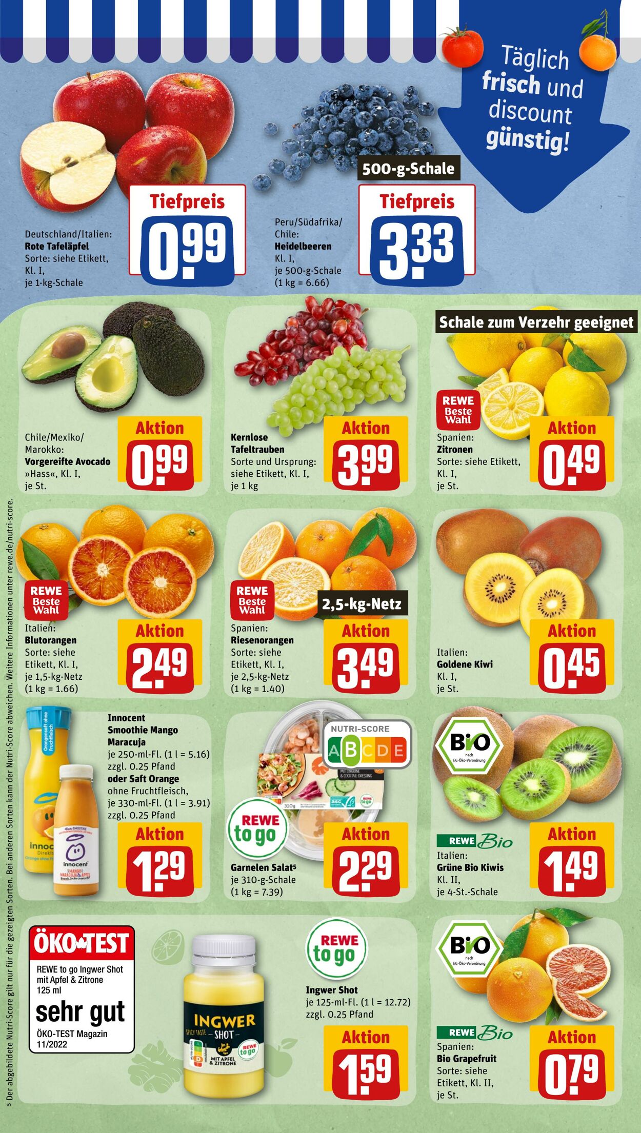 Prospekt Rewe 16.01.2023 - 21.01.2023