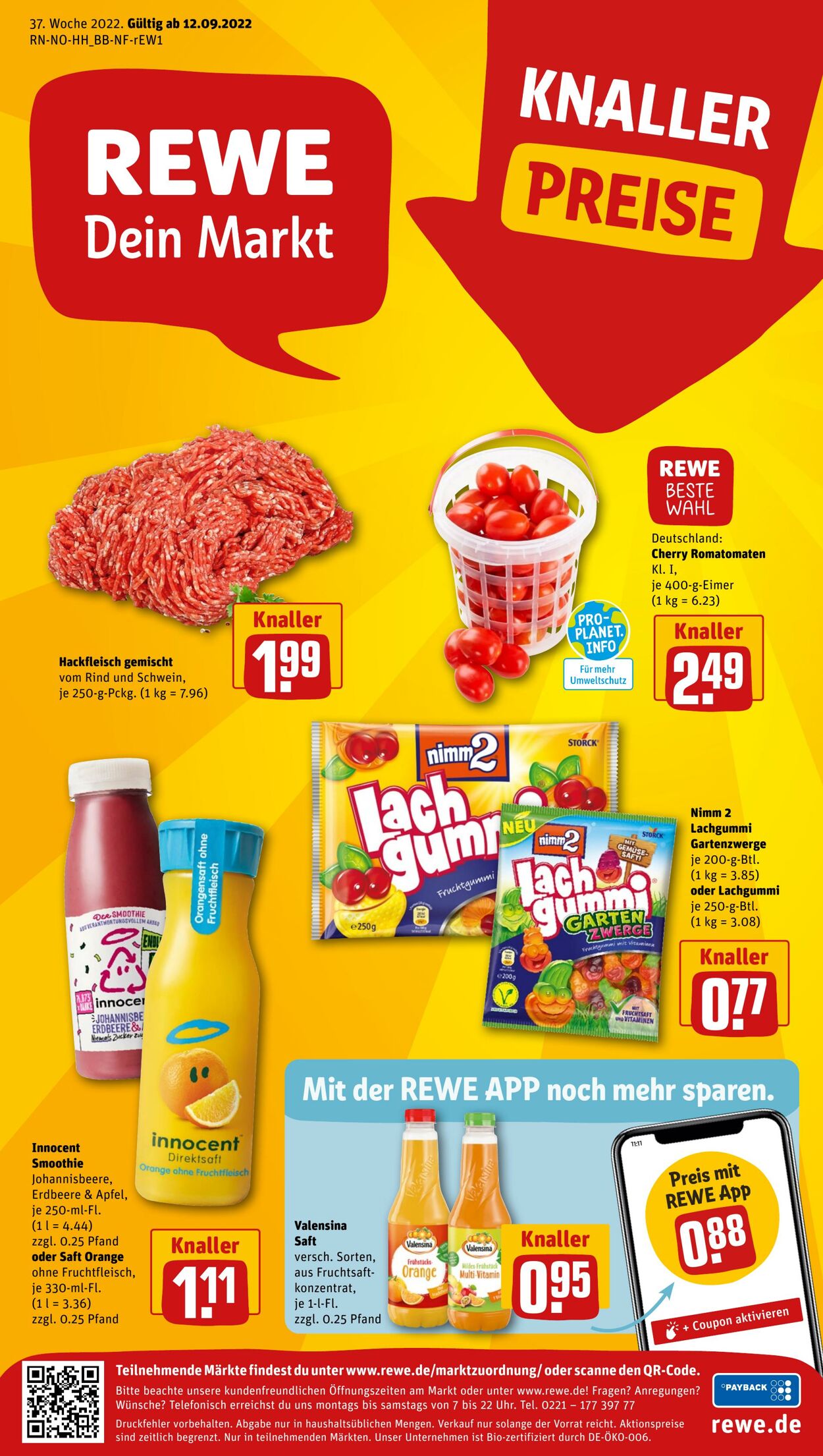 Prospekt Rewe 12.09.2022 - 17.09.2022