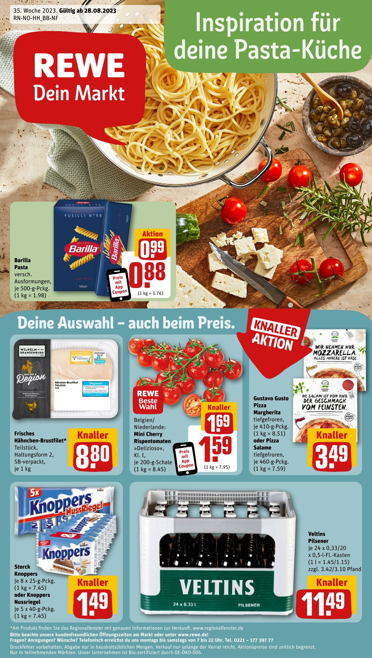 Prospekt Rewe 28.08.2023 - 02.09.2023