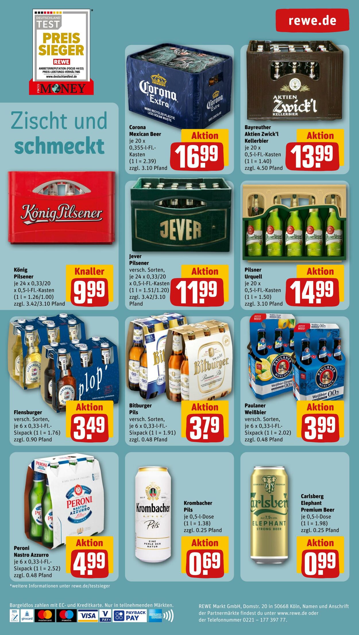 Prospekt Rewe 28.08.2023 - 02.09.2023