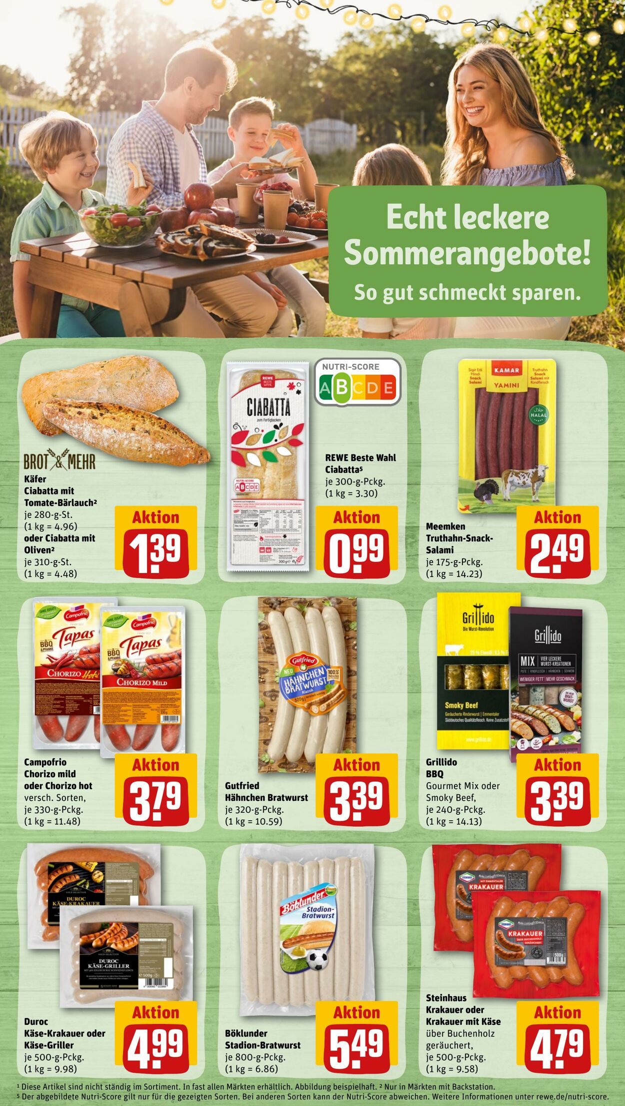 Prospekt Rewe 08.08.2022 - 13.08.2022