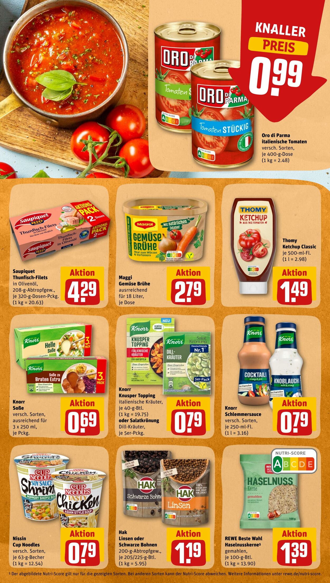 Prospekt Rewe 08.08.2022 - 13.08.2022