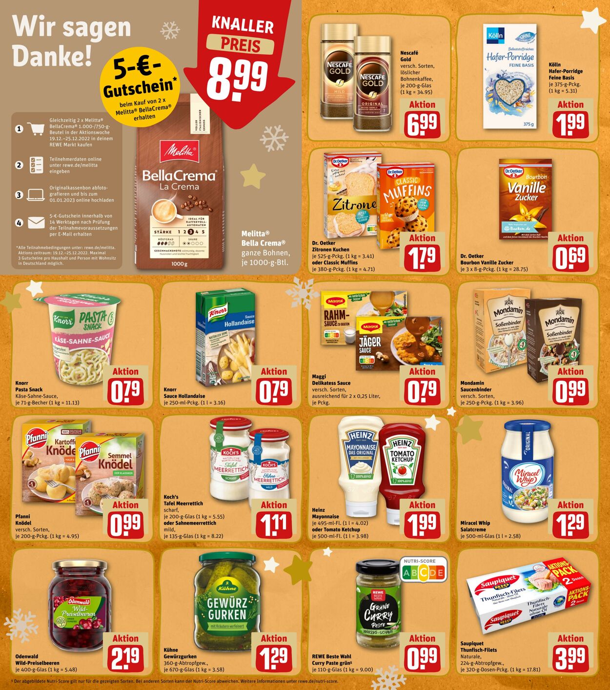 Prospekt Rewe 19.12.2022 - 24.12.2022