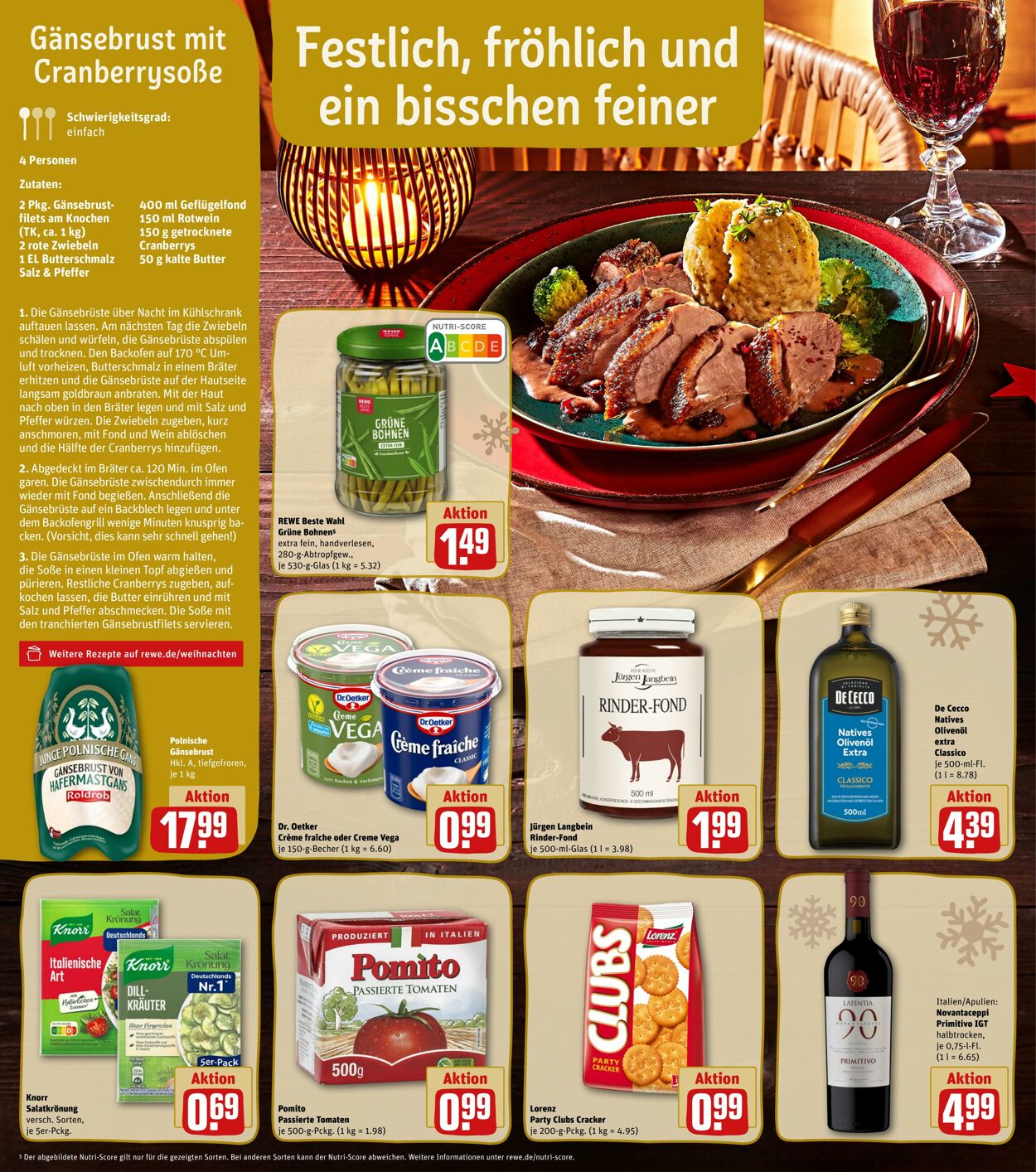 Prospekt Rewe 19.12.2022 - 24.12.2022