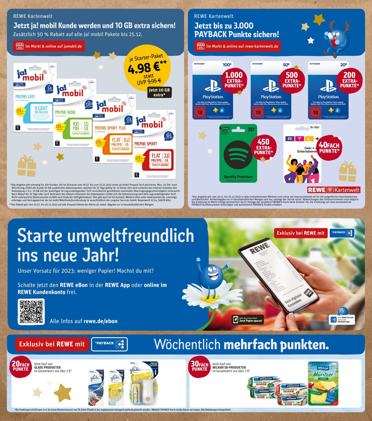 Prospekt Rewe 19.12.2022 - 24.12.2022