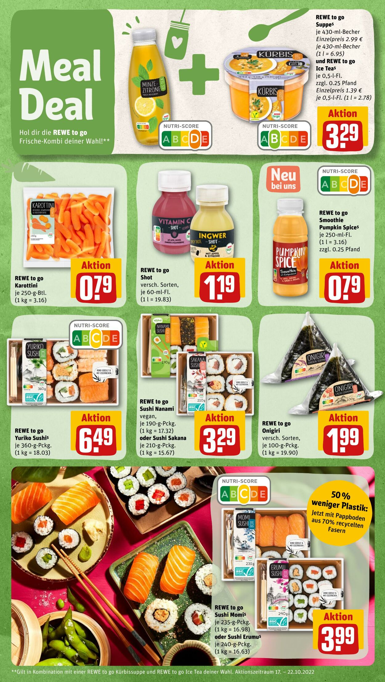 Prospekt Rewe 17.10.2022 - 22.10.2022