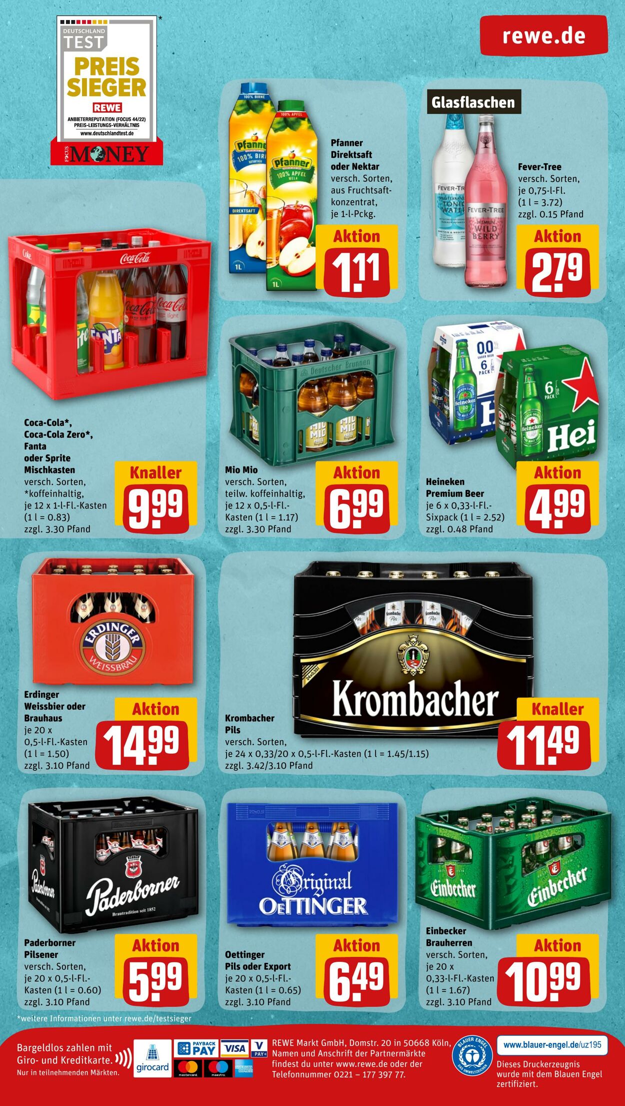 Prospekt Rewe 20.02.2023 - 25.02.2023