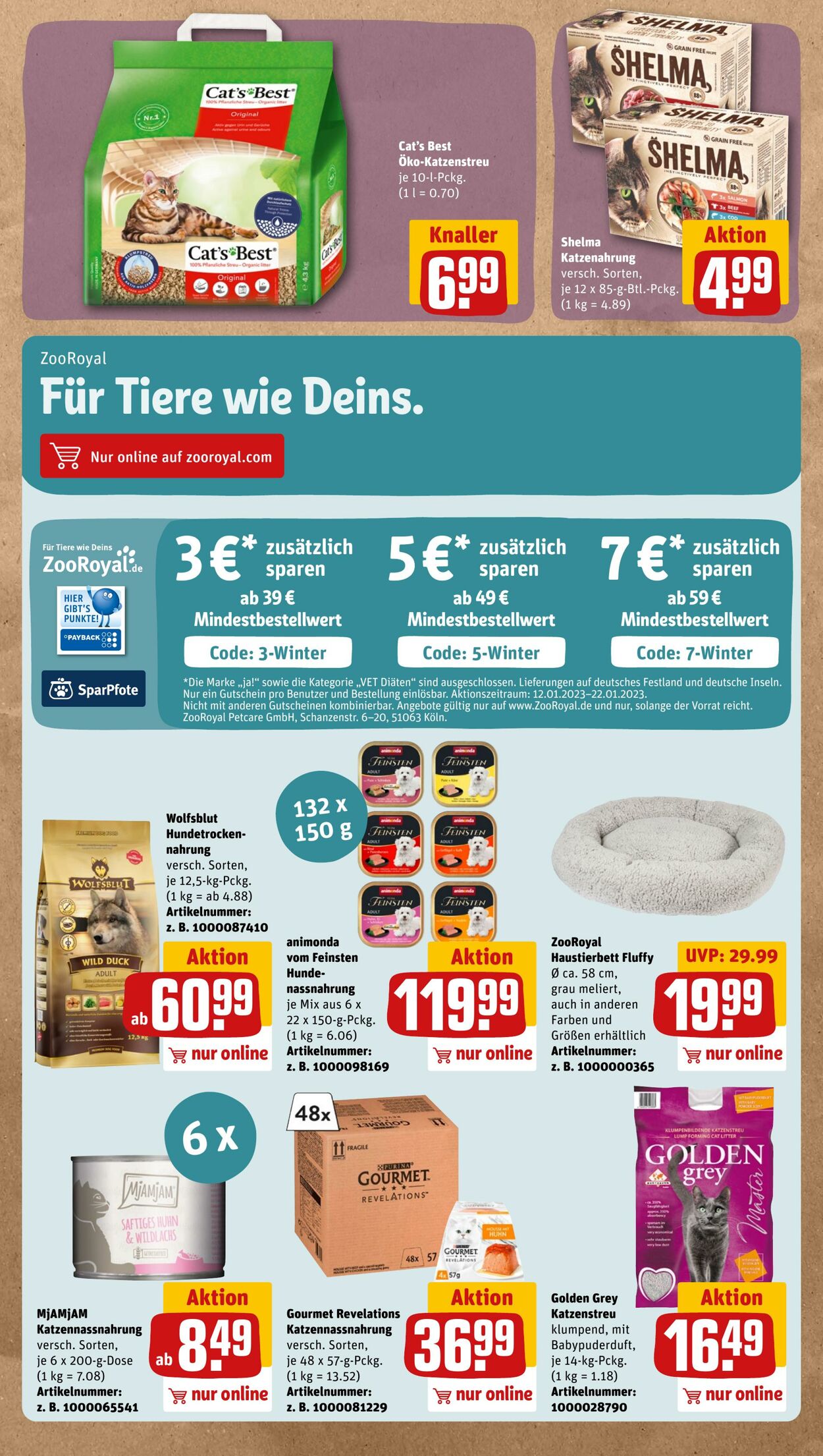 Prospekt Rewe 16.01.2023 - 21.01.2023