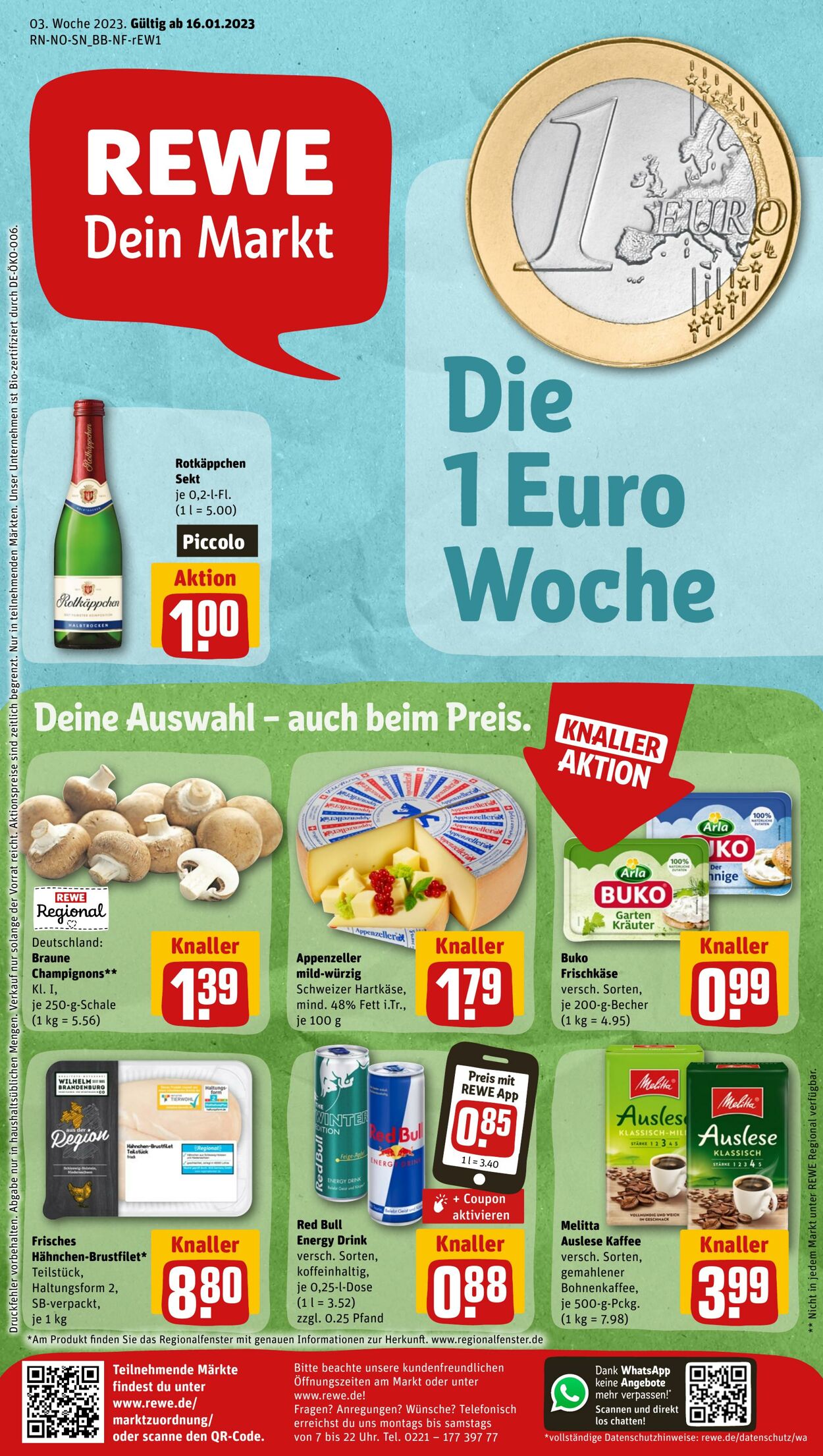 Prospekt Rewe 16.01.2023 - 21.01.2023