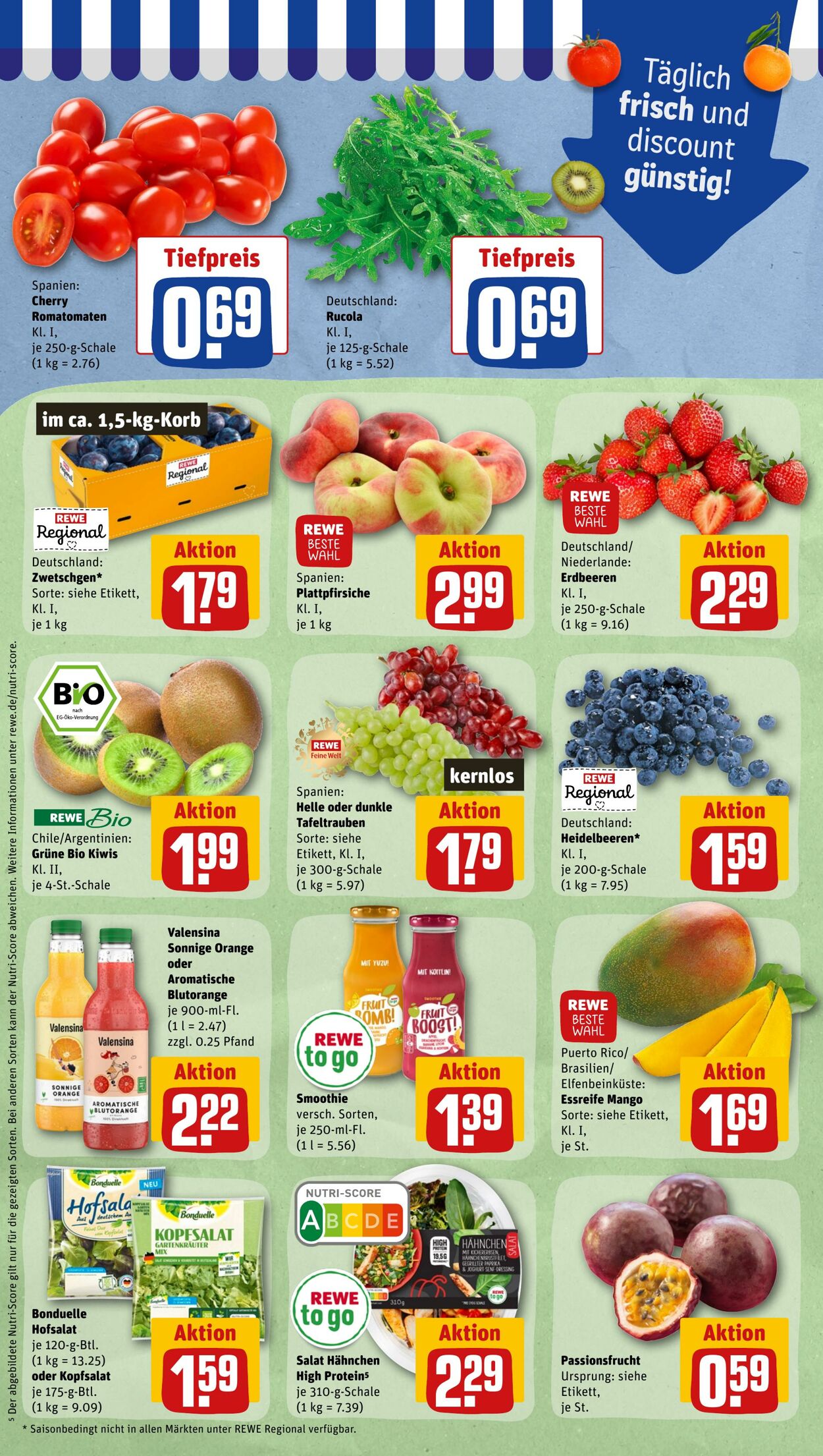 Prospekt Rewe 15.08.2022 - 20.08.2022