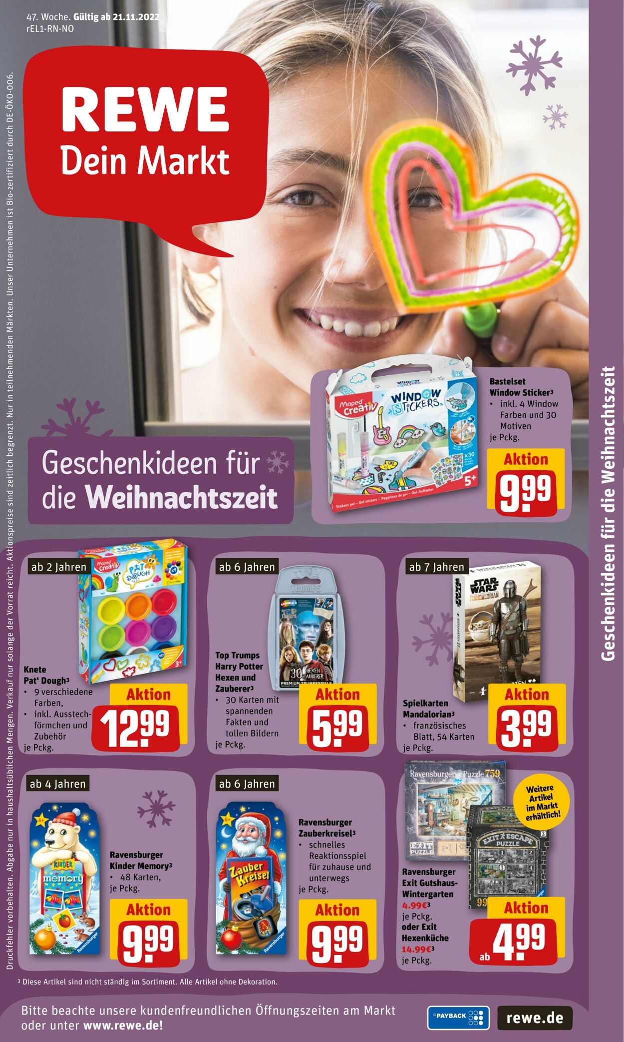 Prospekt Rewe 21.11.2022 - 26.11.2022