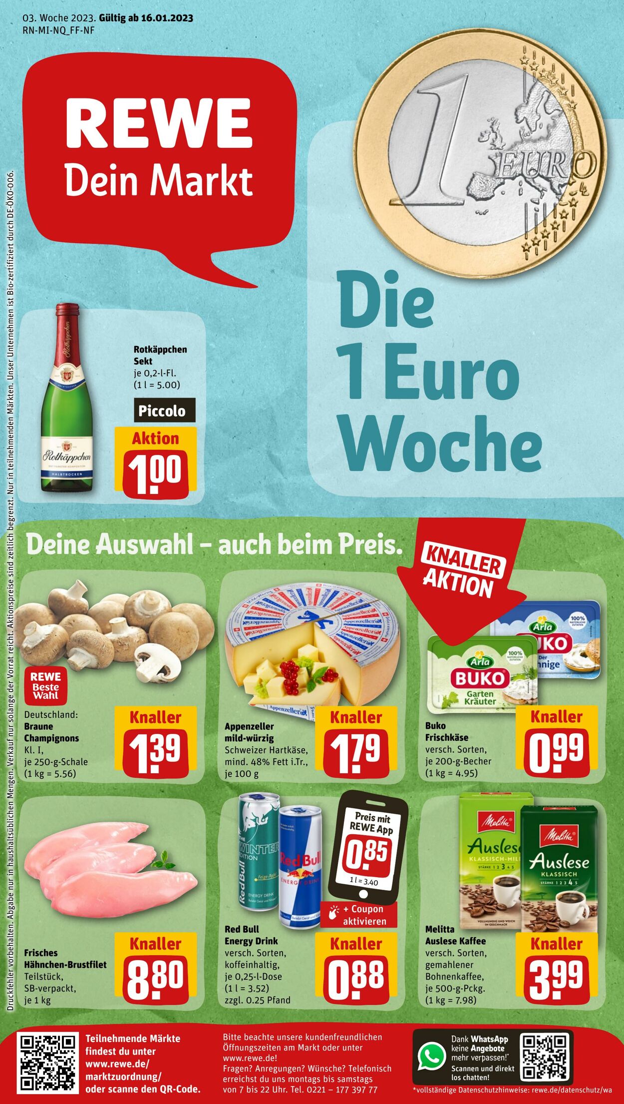 Prospekt Rewe 16.01.2023 - 21.01.2023