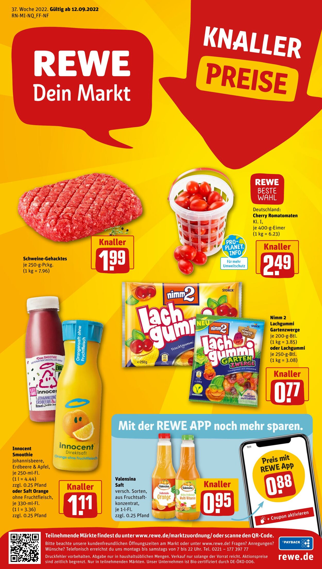 Prospekt Rewe 12.09.2022 - 17.09.2022