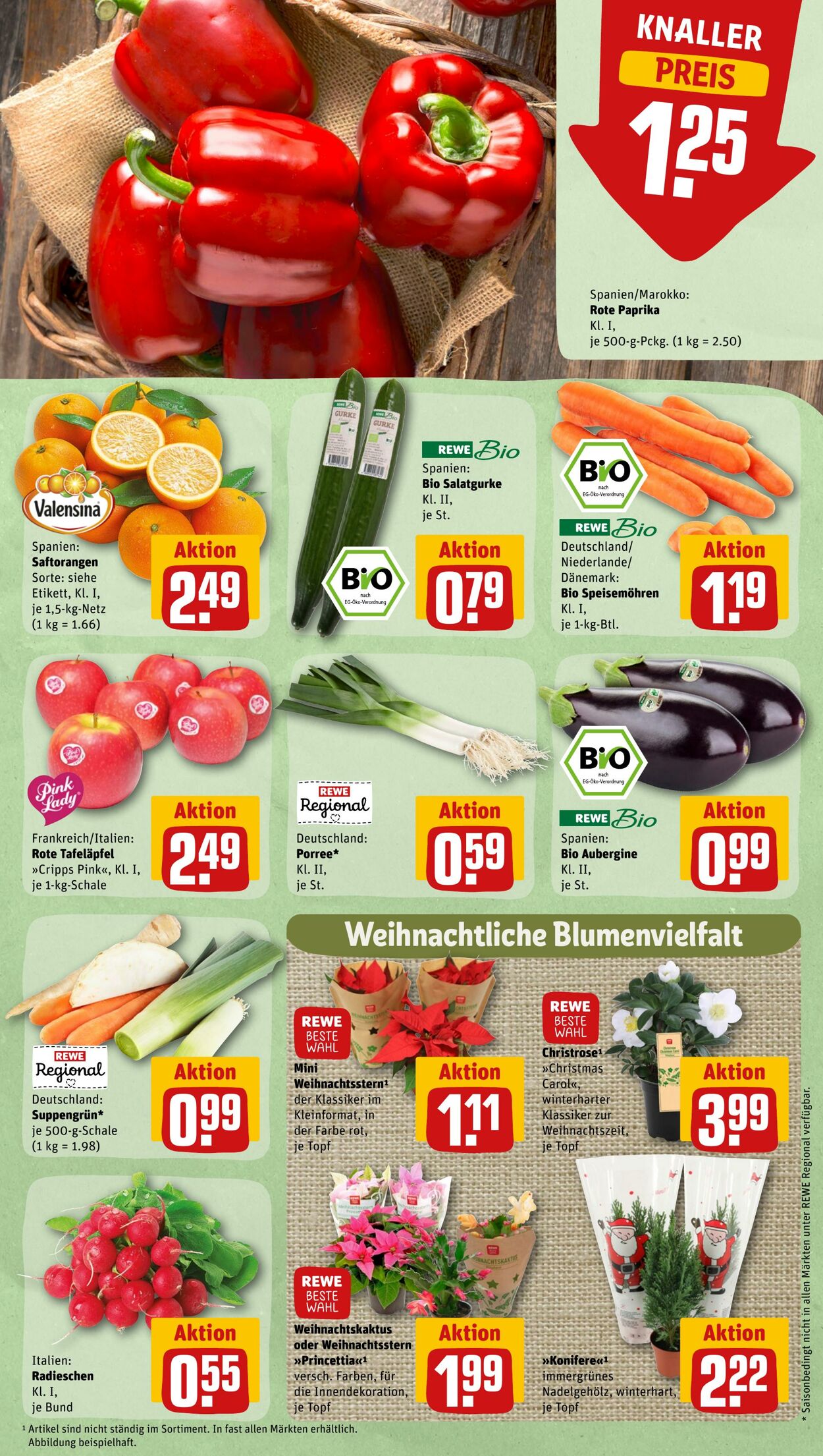 Prospekt Rewe 21.11.2022 - 26.11.2022