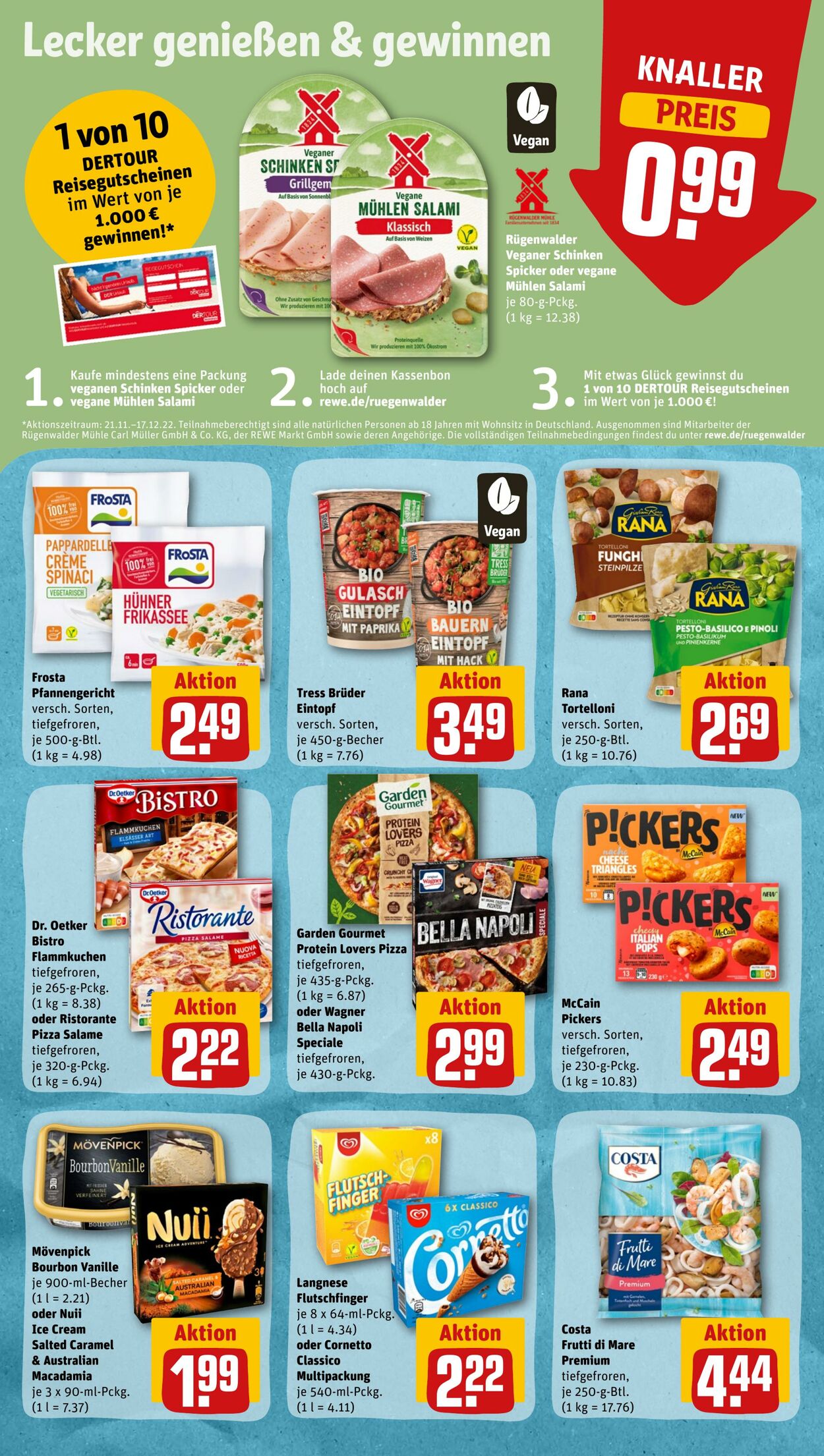 Prospekt Rewe 21.11.2022 - 26.11.2022