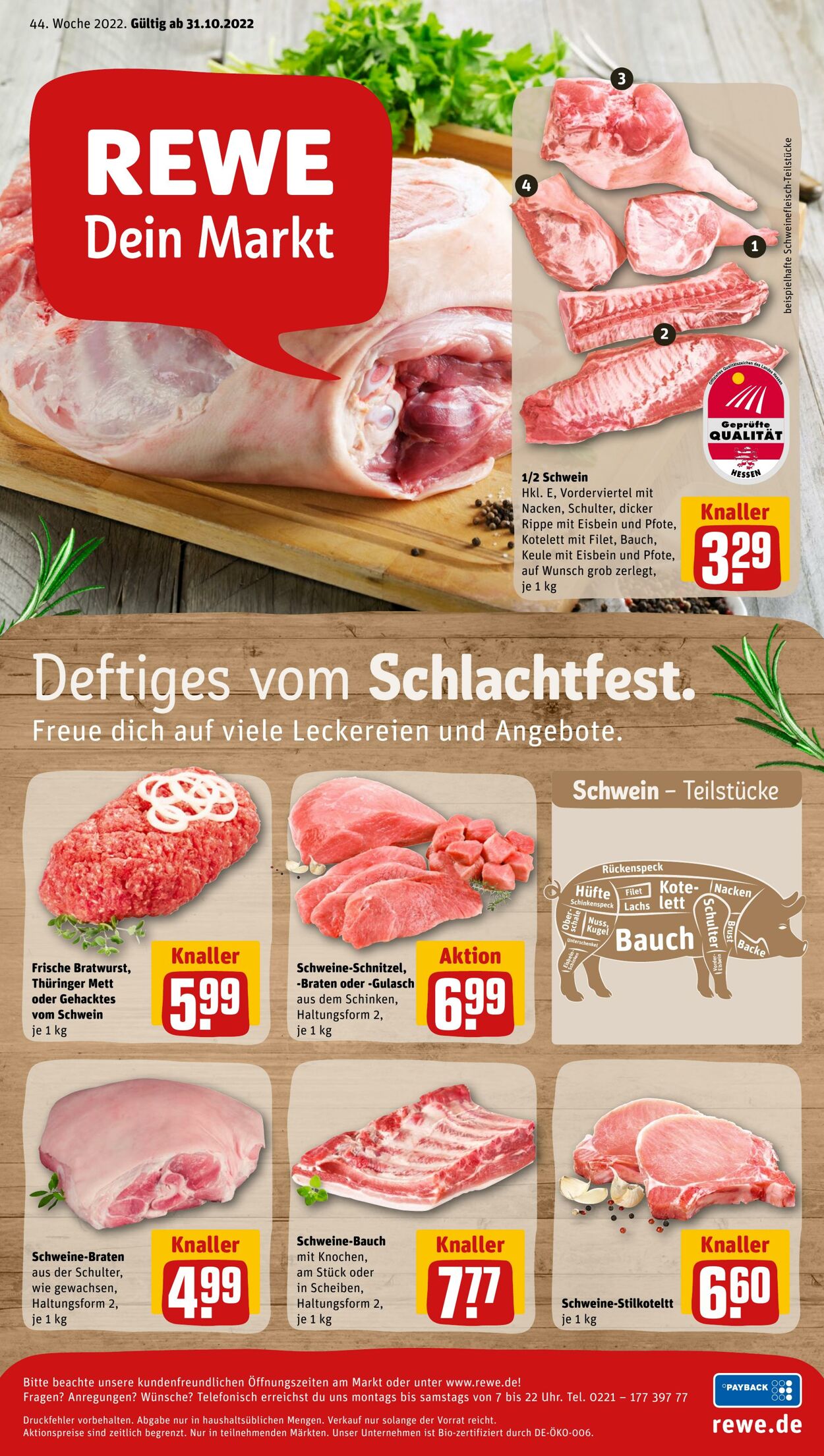 Prospekt Rewe 31.10.2022 - 05.11.2022