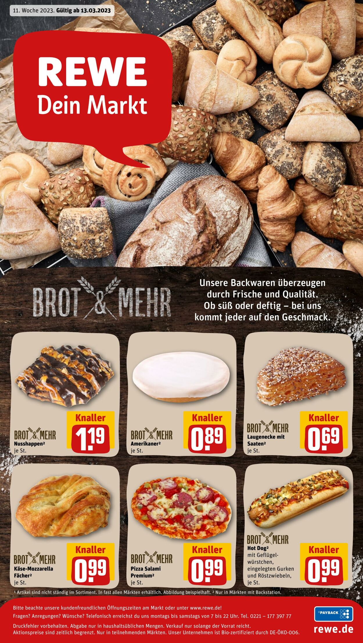 Prospekt Rewe 13.03.2023 - 18.03.2023