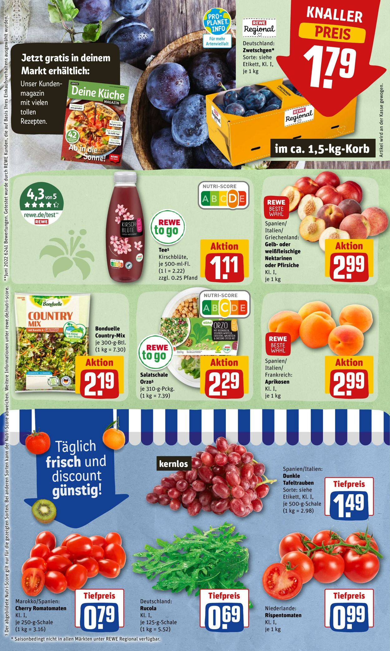 Prospekt Rewe 25.07.2022 - 30.07.2022