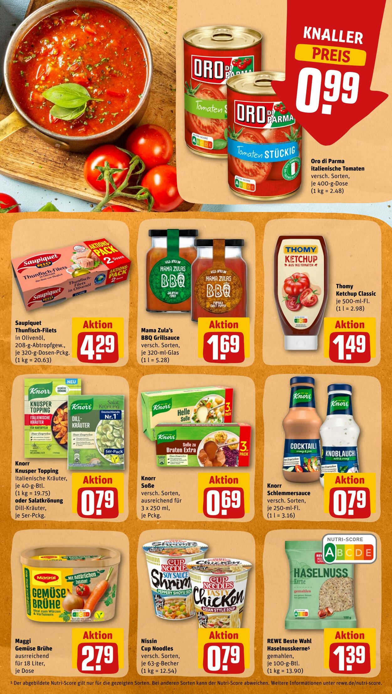 Prospekt Rewe 08.08.2022 - 13.08.2022