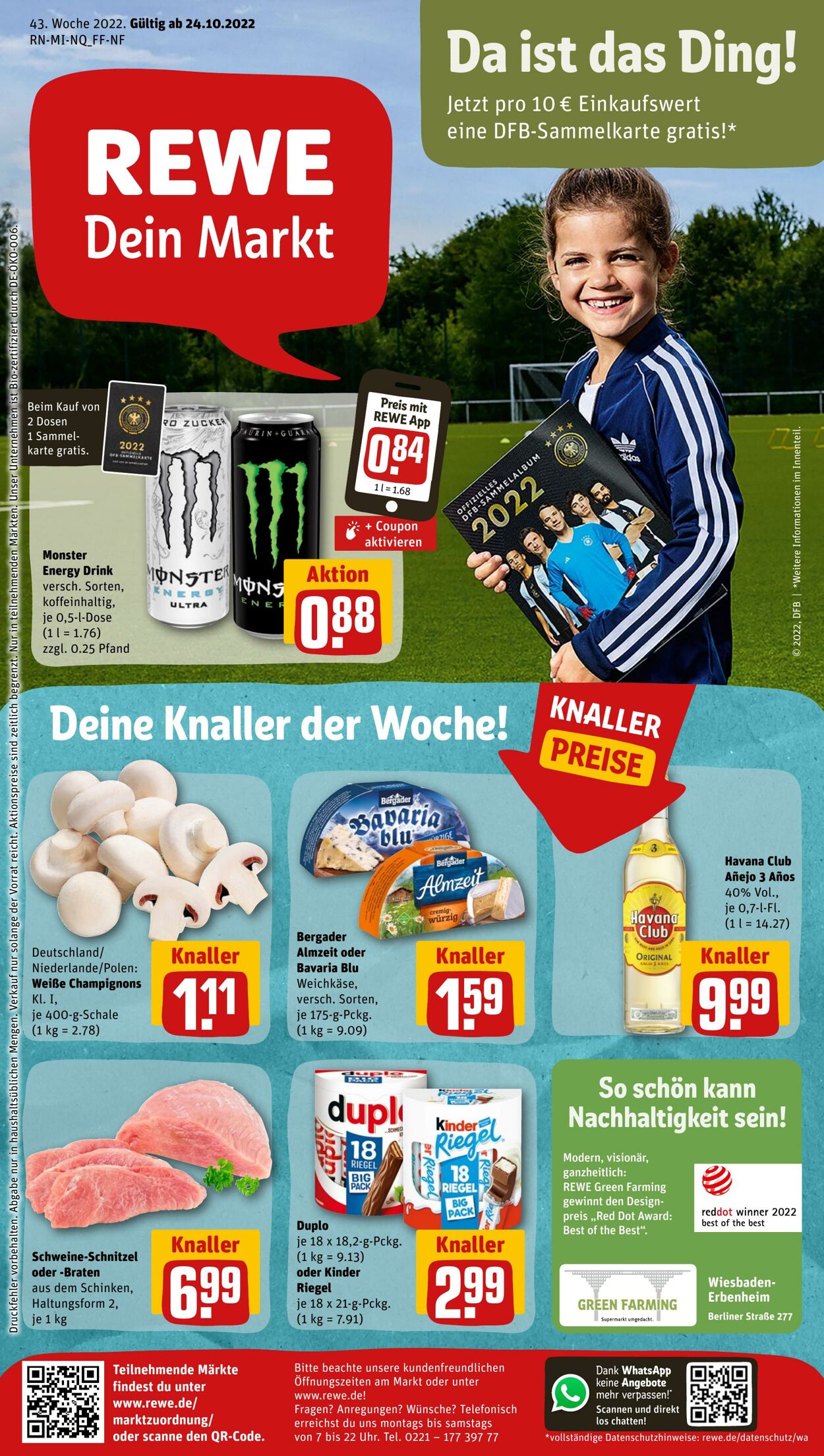 Prospekt Rewe 24.10.2022 - 29.10.2022