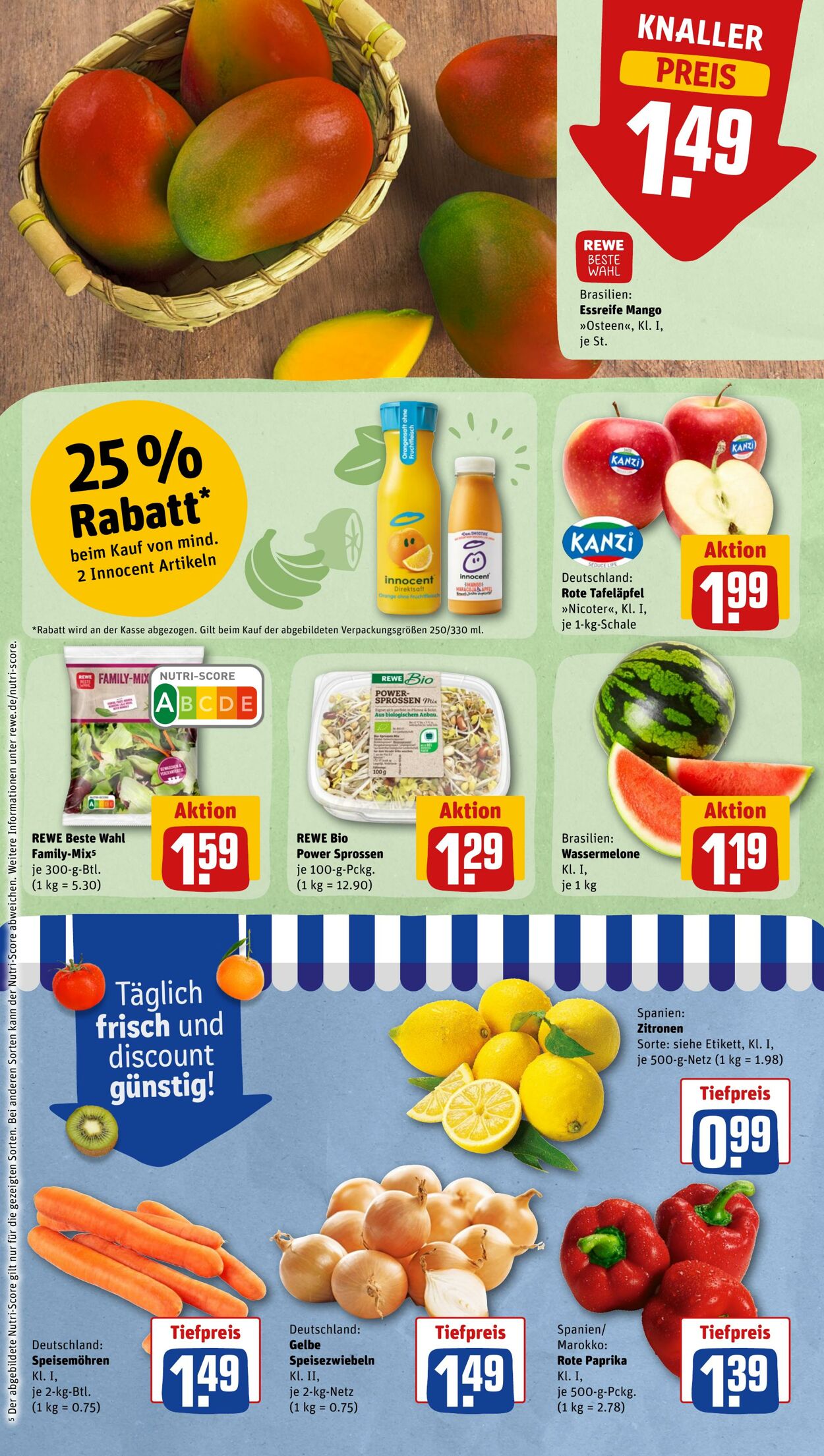 Prospekt Rewe 24.10.2022 - 29.10.2022