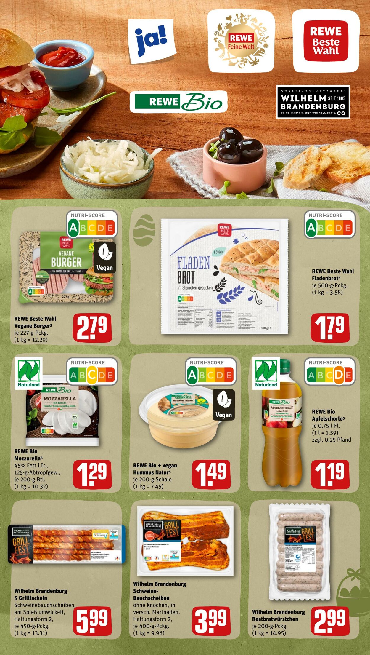 Prospekt Rewe 20.03.2023 - 25.03.2023