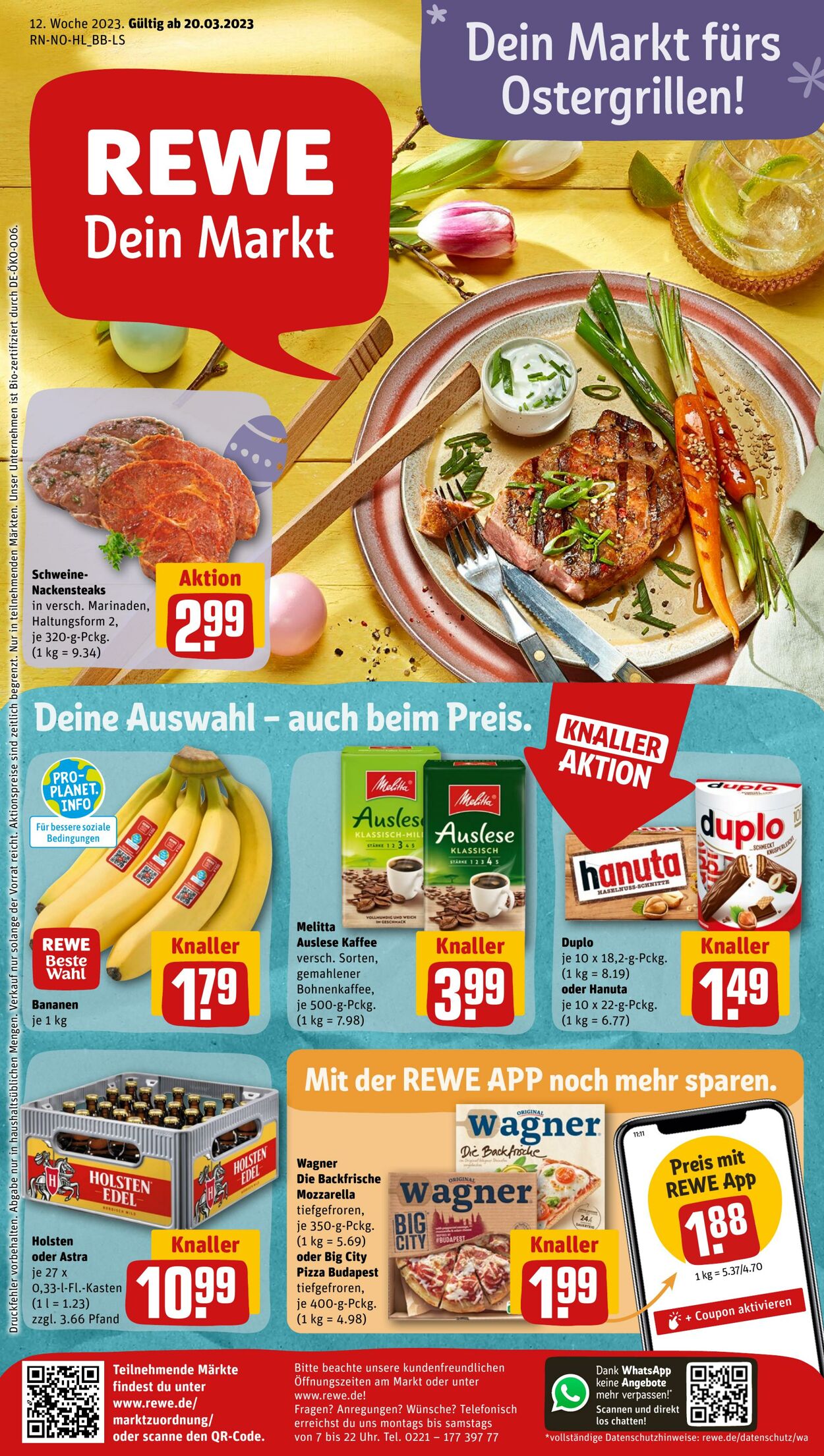 Prospekt Rewe 20.03.2023 - 25.03.2023