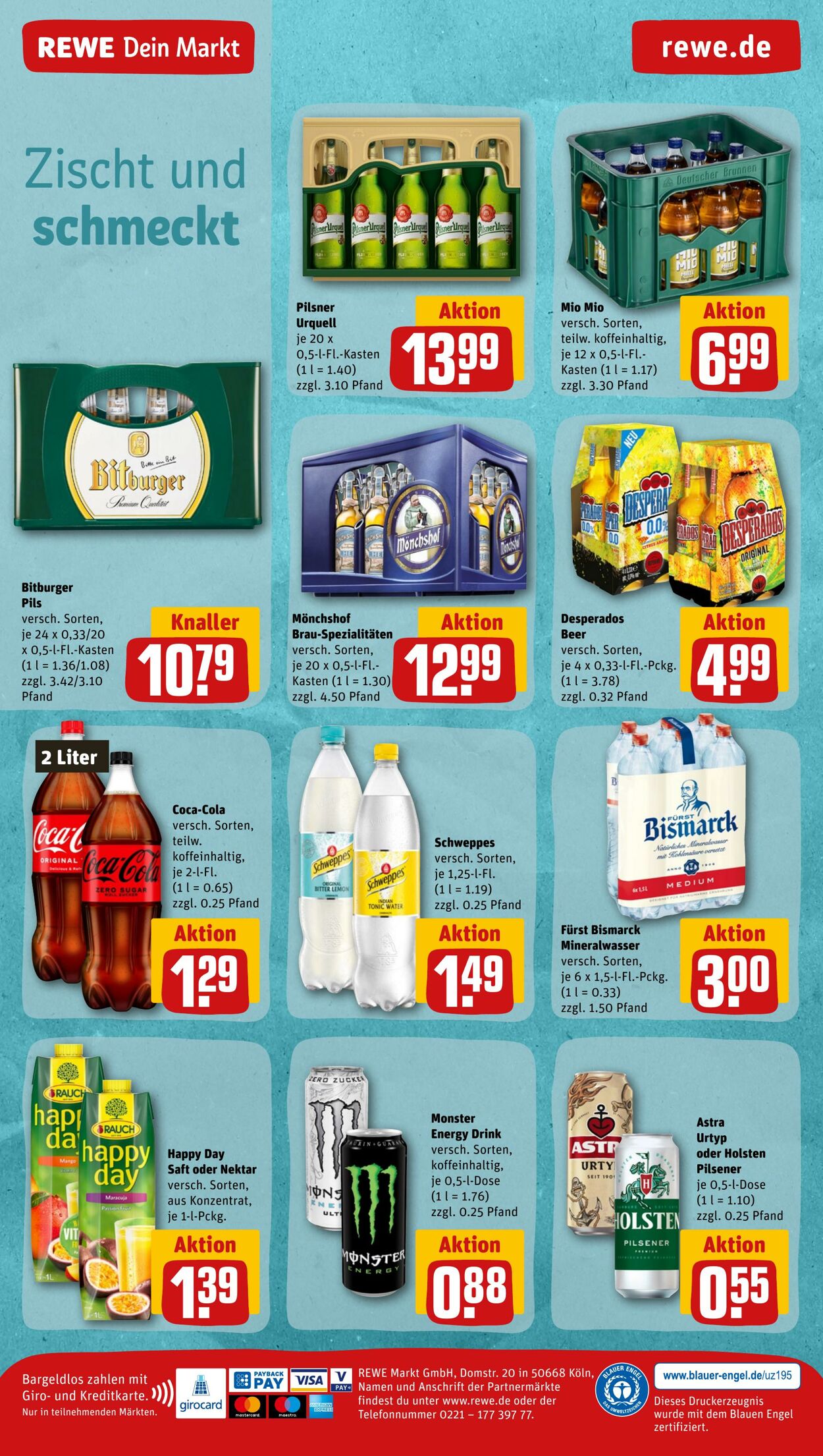 Prospekt Rewe 23.01.2023 - 28.01.2023