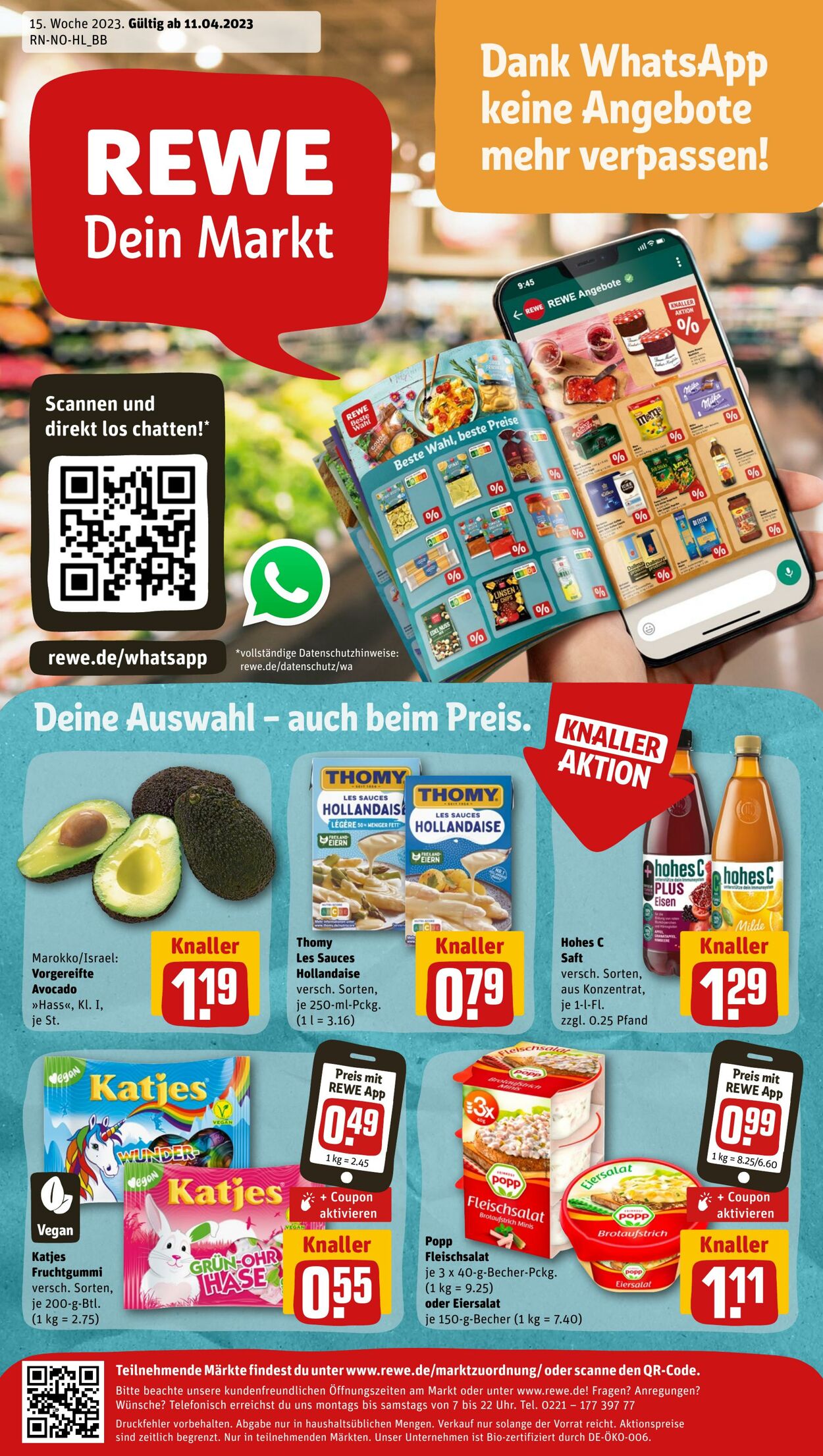 Prospekt Rewe 10.04.2023 - 15.04.2023